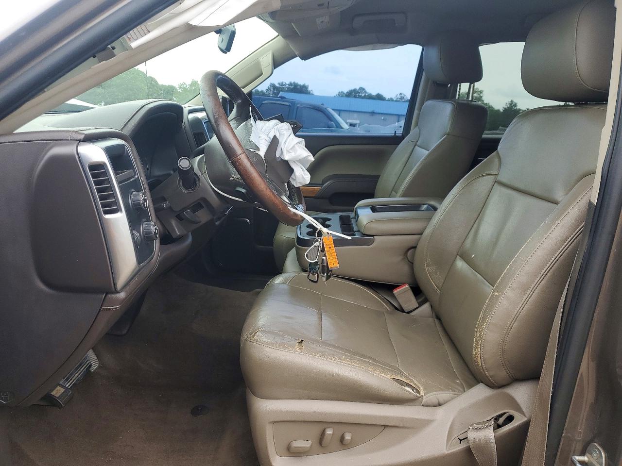 2014 Chevrolet Silverado K1500 Ltz Brown vin: 3GCUKSEC3EG521355