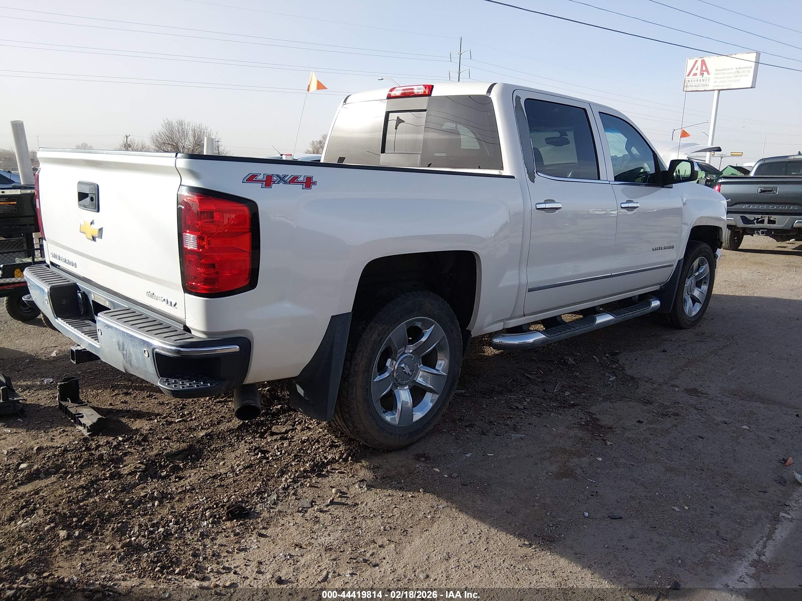 2015 Chevrolet Silverado 1500 1lz White vin: 3GCUKSEC3FG133639
