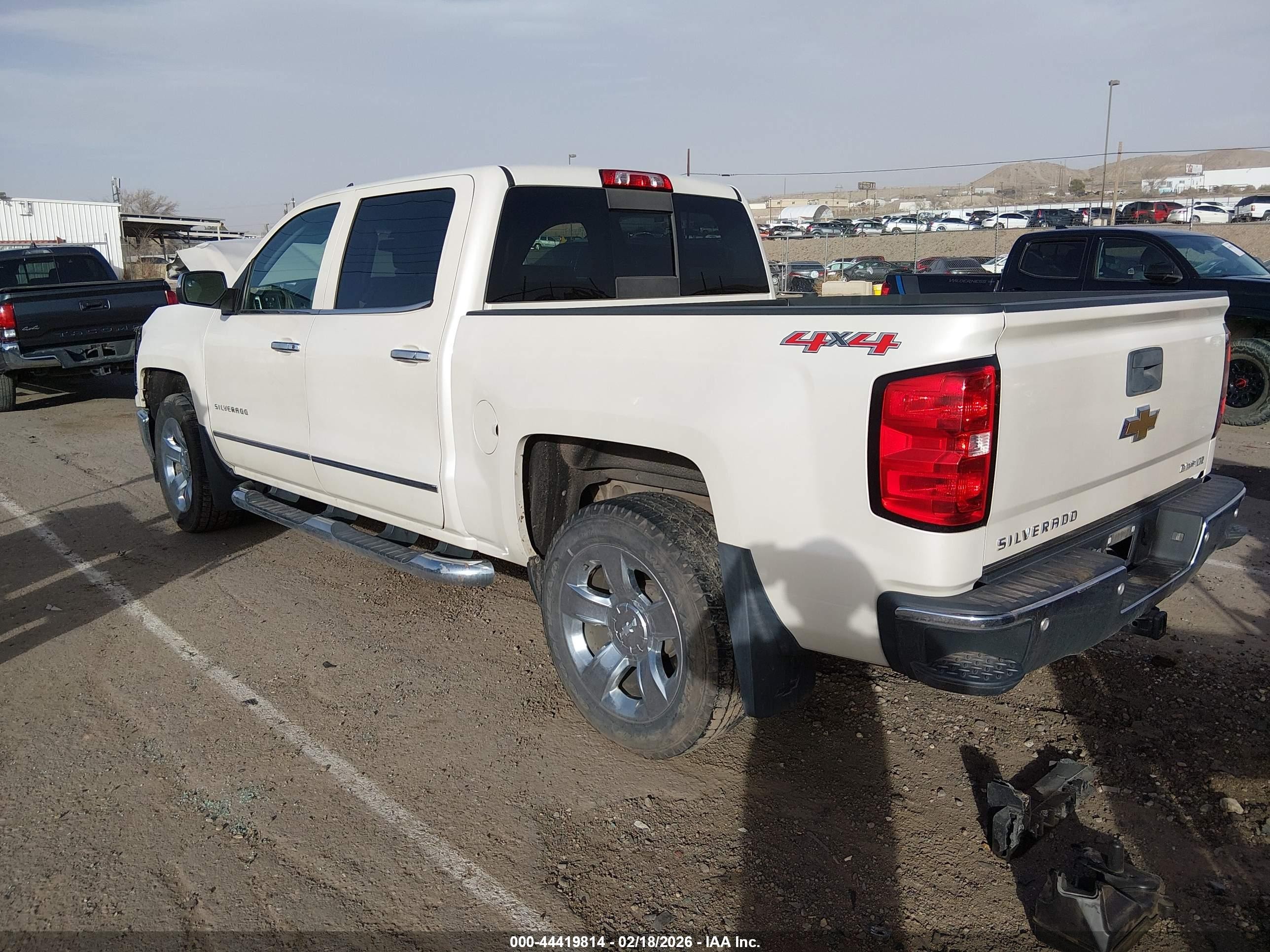 2015 Chevrolet Silverado 1500 1lz White vin: 3GCUKSEC3FG133639