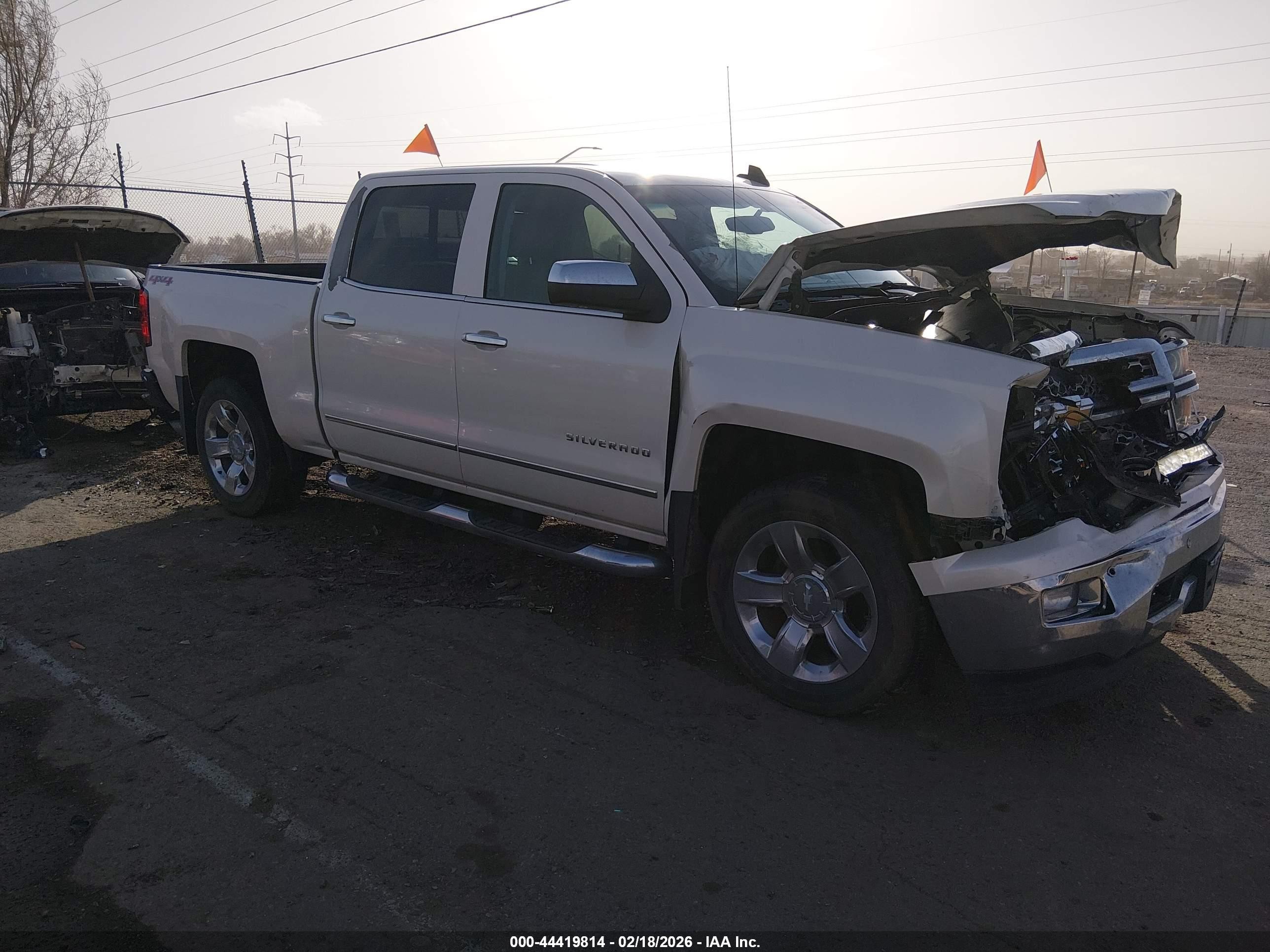 2015 Chevrolet Silverado 1500 1lz White vin: 3GCUKSEC3FG133639
