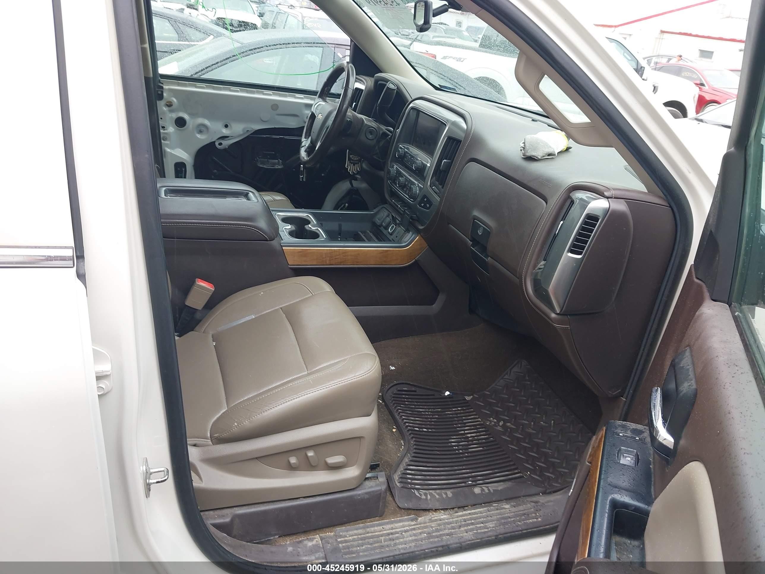 2015 Chevrolet Silverado 1500 1lz White vin: 3GCUKSEC3FG191430