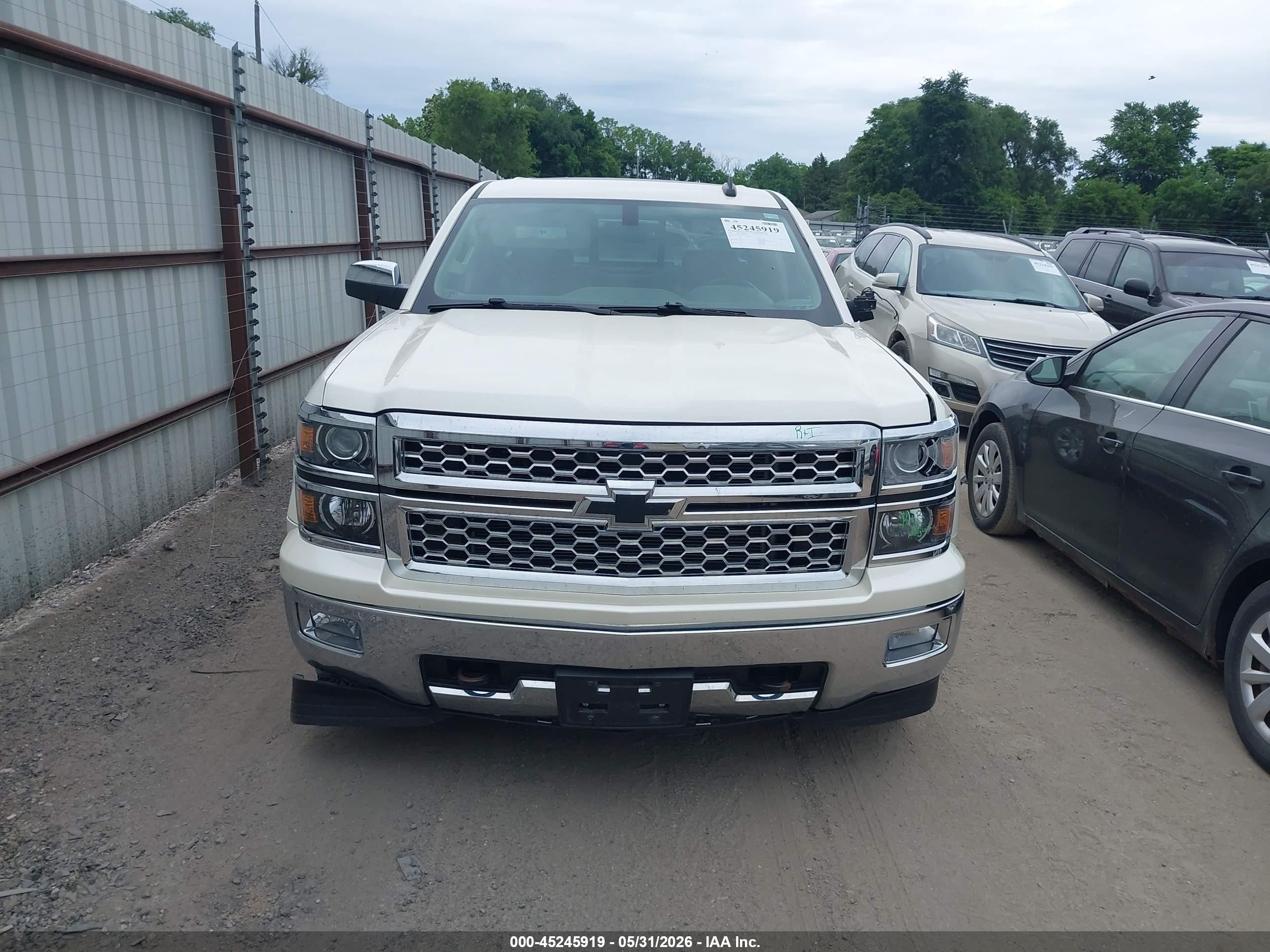 2015 Chevrolet Silverado 1500 1lz White vin: 3GCUKSEC3FG191430