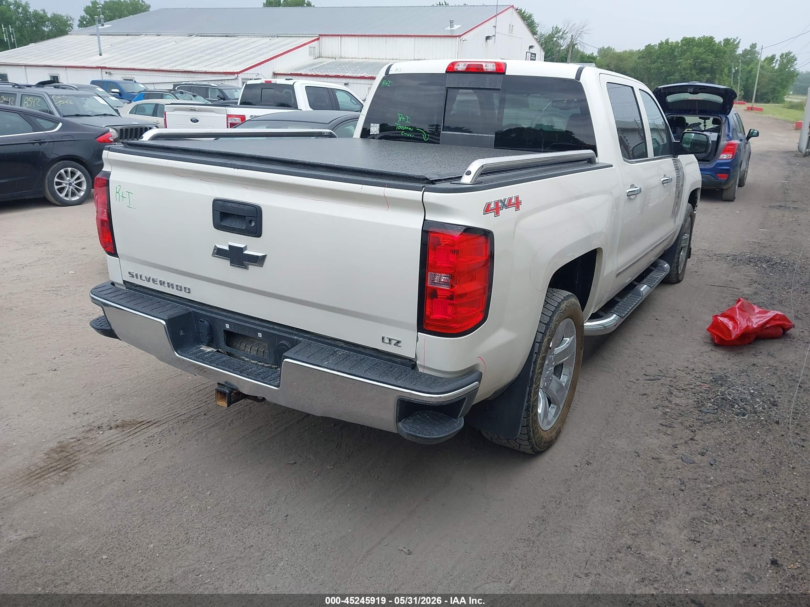 2015 Chevrolet Silverado 1500 1lz White vin: 3GCUKSEC3FG191430