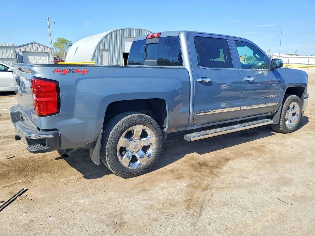 2015 Chevrolet Silverado K1500 Ltz Silver vin: 3GCUKSEC3FG357154