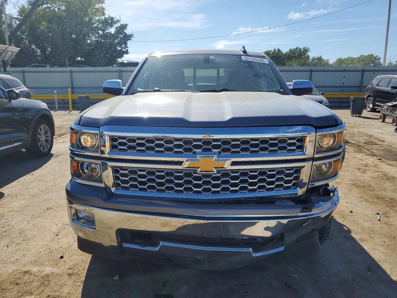 2015 Chevrolet Silverado K1500 Ltz Silver vin: 3GCUKSEC3FG357154