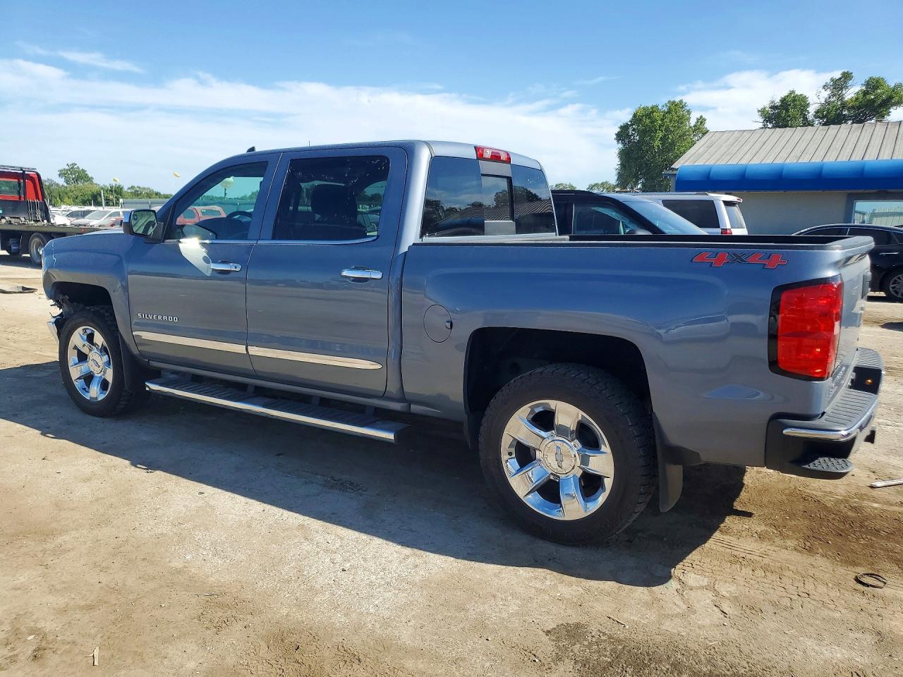 2015 Chevrolet Silverado K1500 Ltz Silver vin: 3GCUKSEC3FG357154
