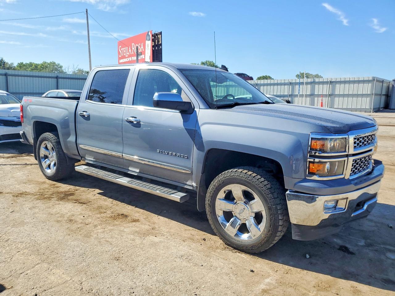 2015 Chevrolet Silverado K1500 Ltz Silver vin: 3GCUKSEC3FG357154