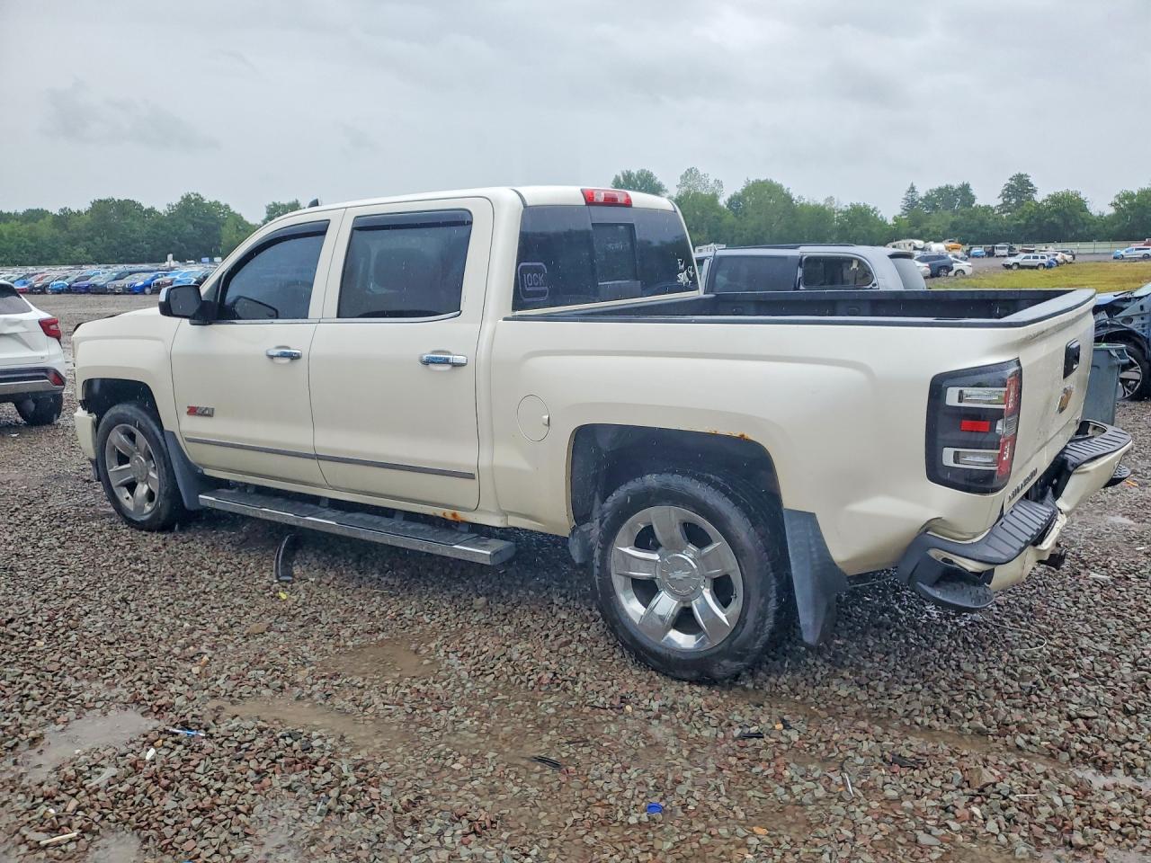 2015 Chevrolet Silverado K1500 Ltz White vin: 3GCUKSEC3FG380756
