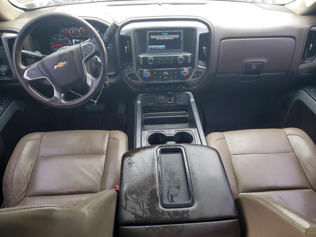 2015 Chevrolet Silverado K1500 Ltz White vin: 3GCUKSEC3FG380756