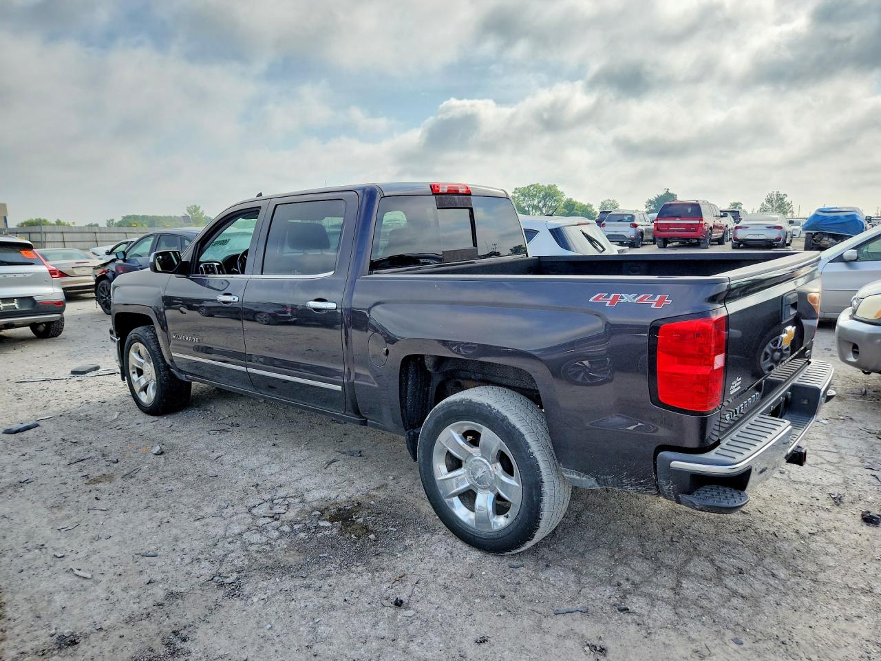 2015 Chevrolet Silverado K1500 Ltz Gray vin: 3GCUKSEC3FG509661