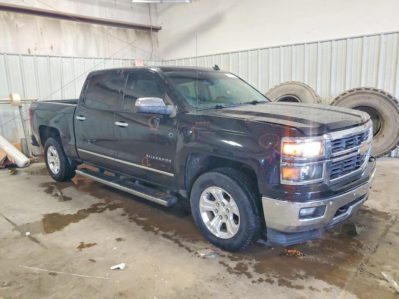 2014 Chevrolet Silverado K1500 Ltz Черный vin: 3GCUKSEC4EG165837