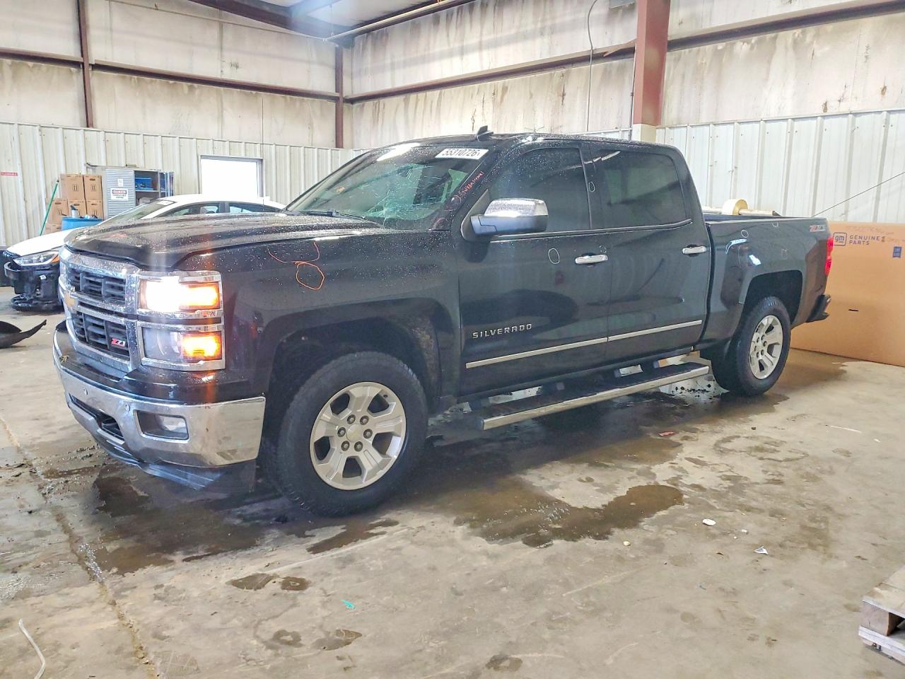 2014 Chevrolet Silverado K1500 Ltz Black vin: 3GCUKSEC4EG165837