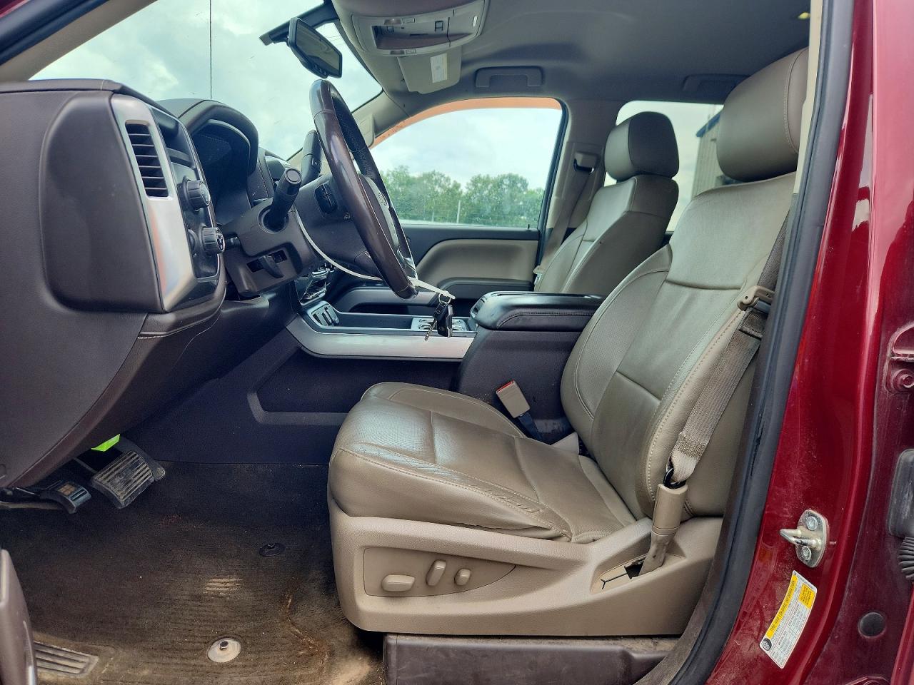 2014 Chevrolet Silverado K1500 Ltz Темно-бордовый vin: 3GCUKSEC4EG192441