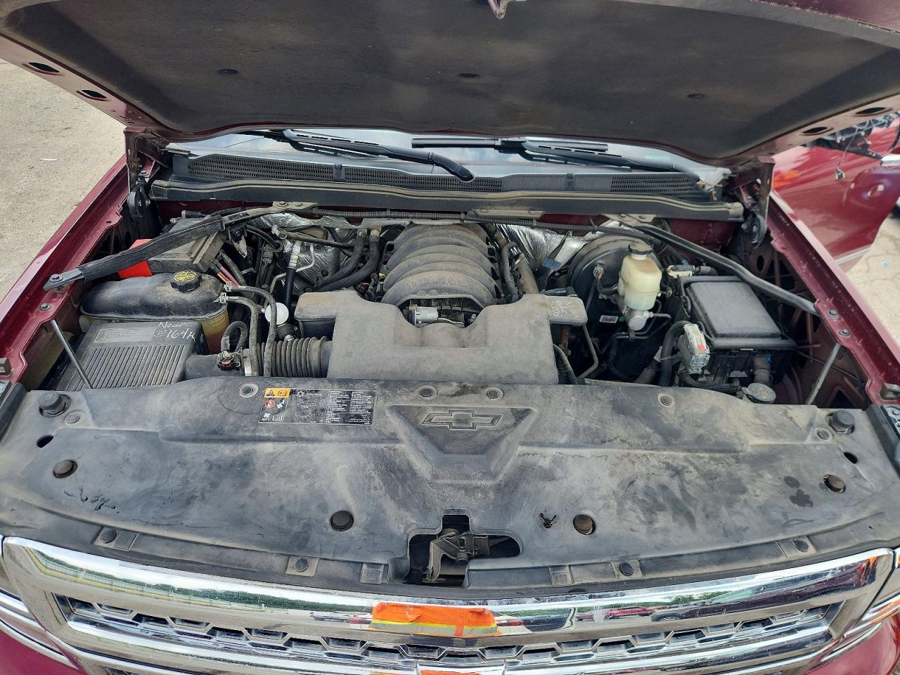 2014 Chevrolet Silverado K1500 Ltz Темно-бордовый vin: 3GCUKSEC4EG192441