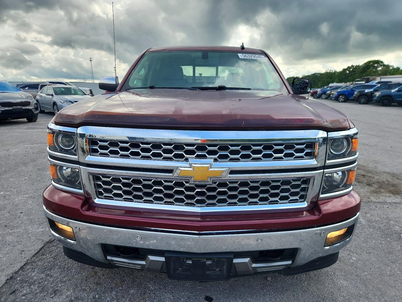 2014 Chevrolet Silverado K1500 Ltz Темно-бордовый vin: 3GCUKSEC4EG192441