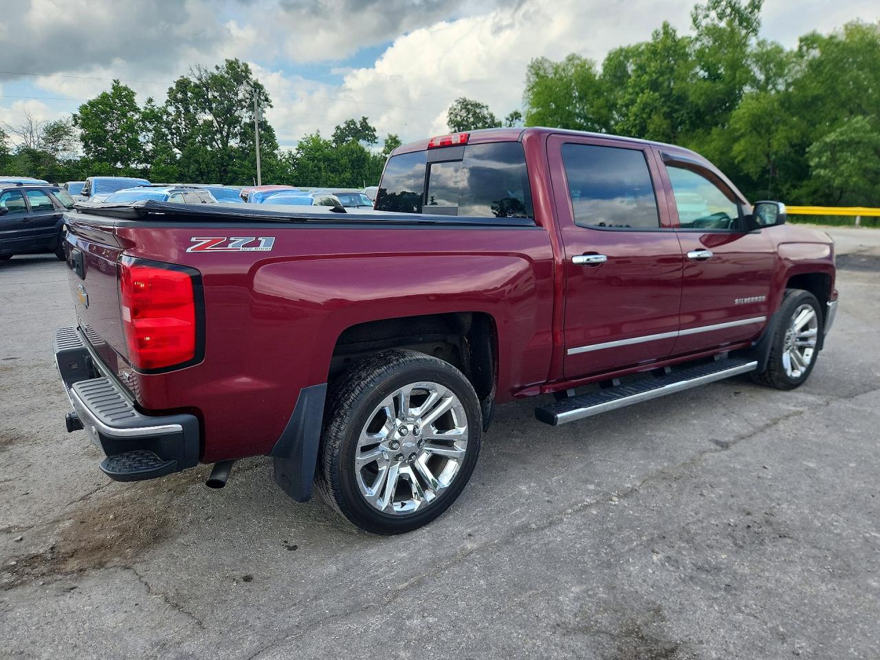 2014 Chevrolet Silverado K1500 Ltz Темно-бордовый vin: 3GCUKSEC4EG192441