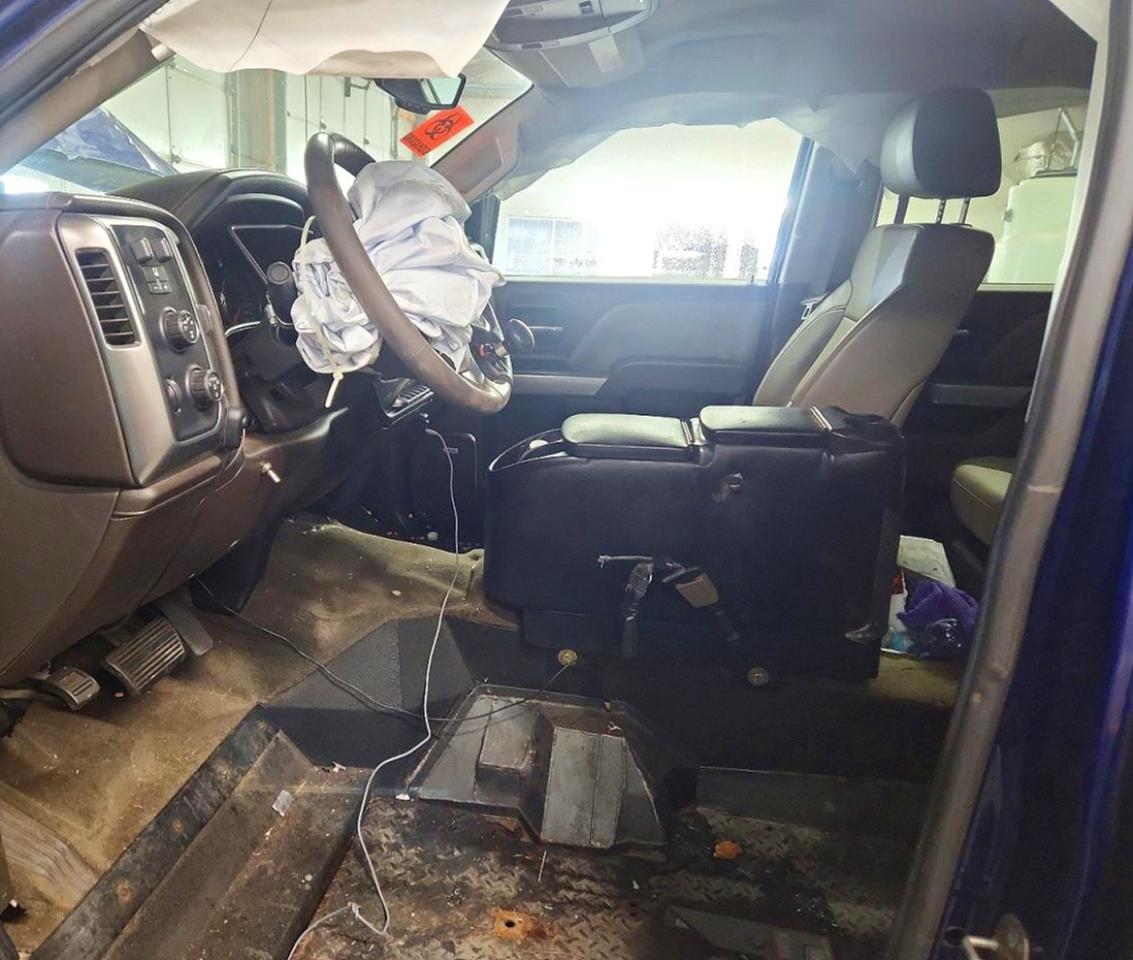 2014 Chevrolet Silverado K1500 Ltz Blue vin: 3GCUKSEC4EG213448