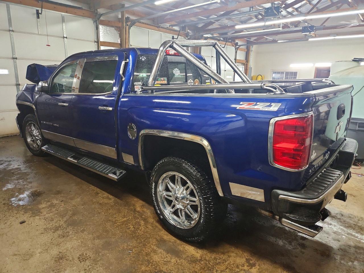 2014 Chevrolet Silverado K1500 Ltz Blue vin: 3GCUKSEC4EG213448