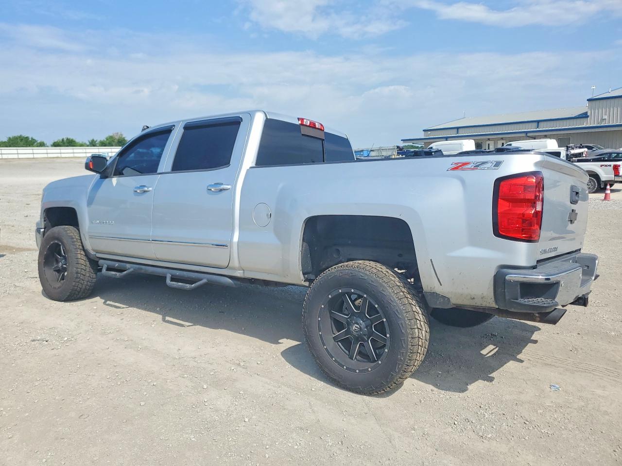 2014 Chevrolet Silverado K1500 Ltz Silver vin: 3GCUKSEC4EG232680