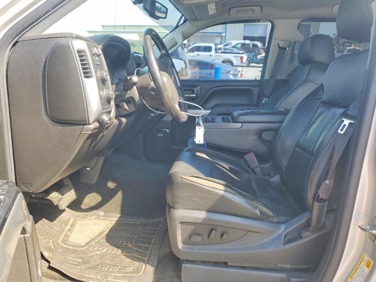2014 Chevrolet Silverado K1500 Ltz Silver vin: 3GCUKSEC4EG232680