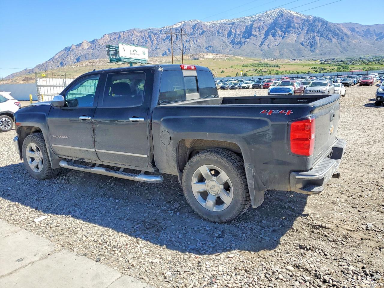 2014 Chevrolet Silverado K1500 Ltz Black vin: 3GCUKSEC4EG246692