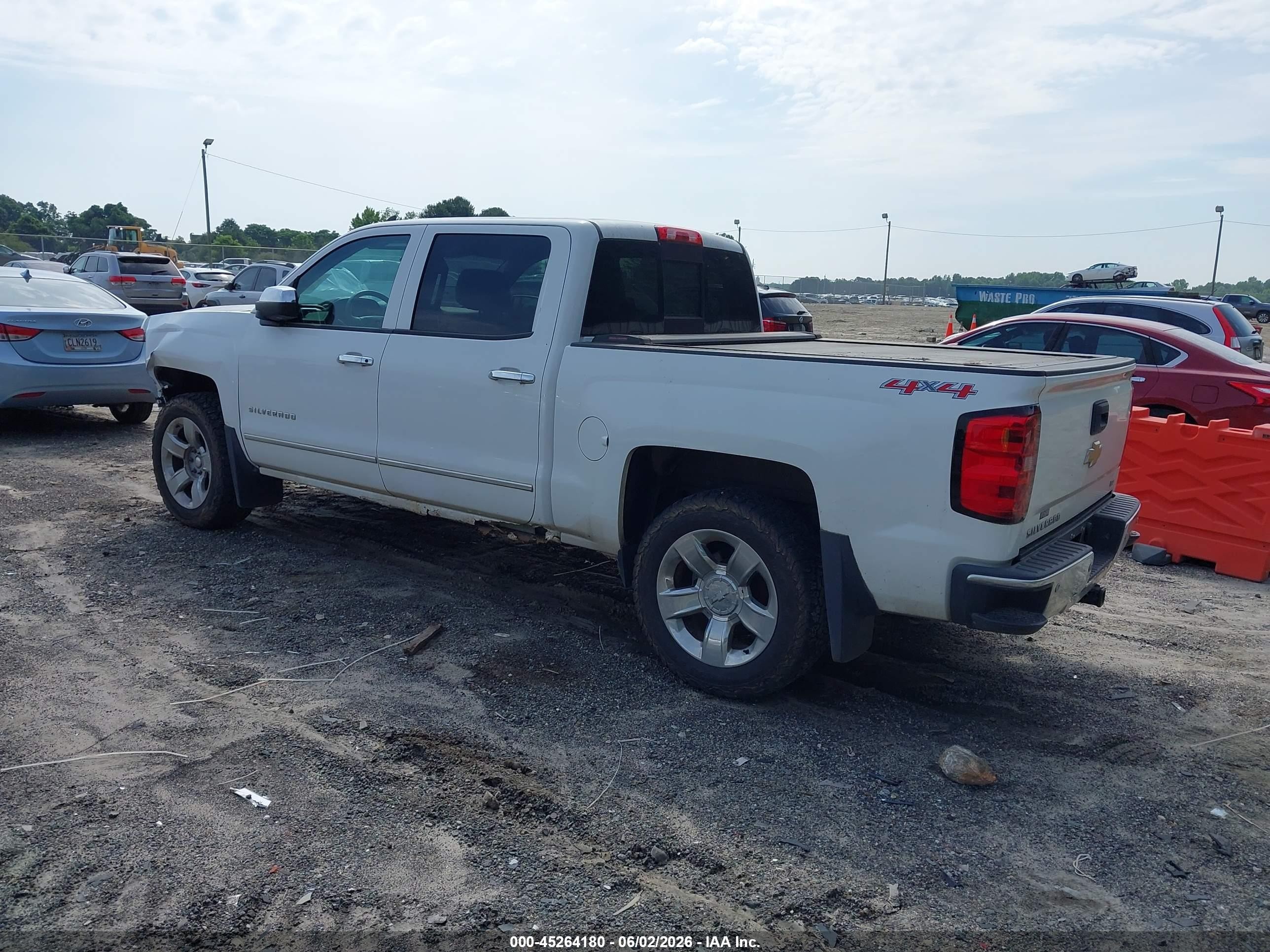 2014 Chevrolet Silverado 1500 1lz White vin: 3GCUKSEC4EG261550