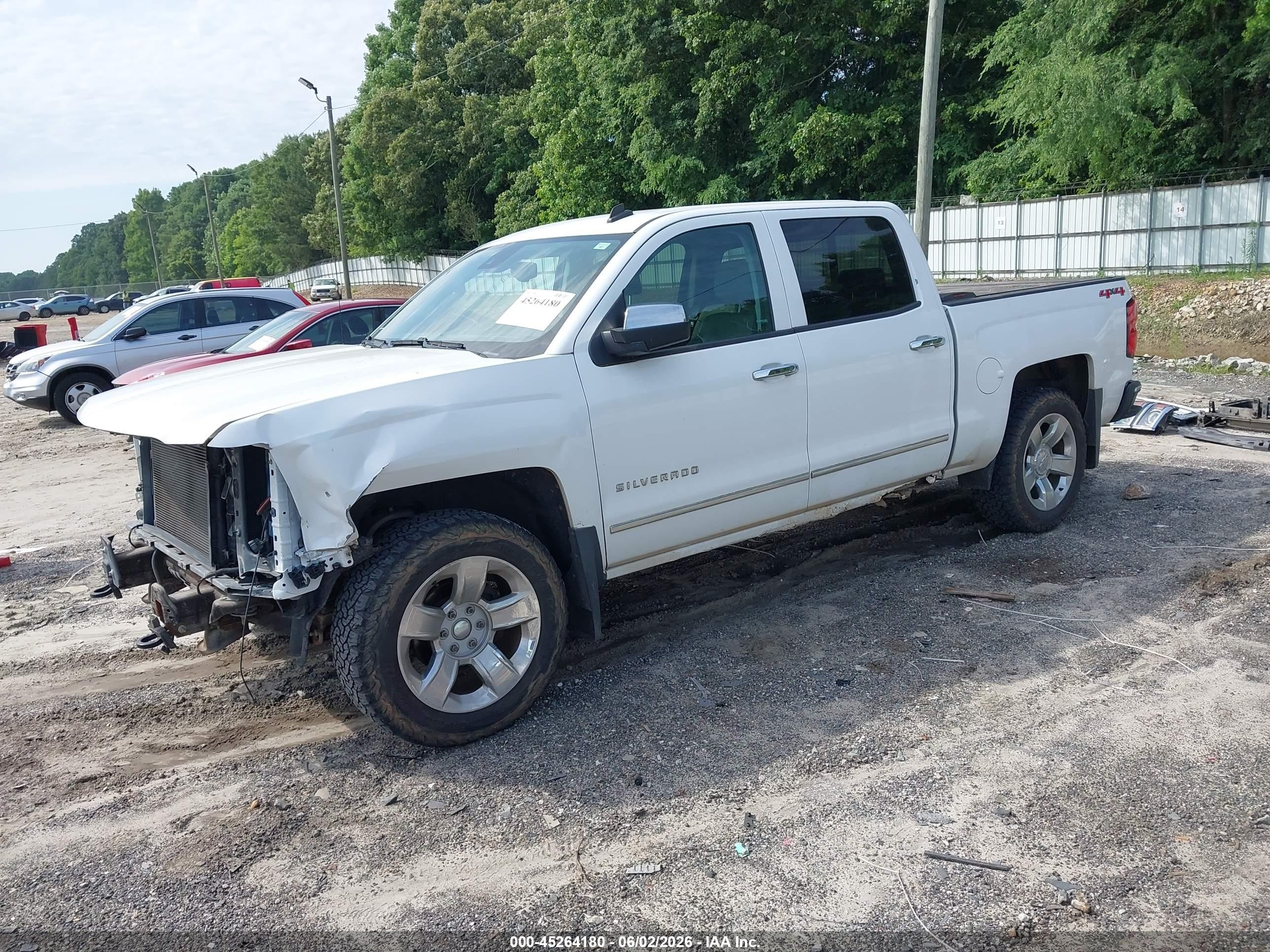 2014 Chevrolet Silverado 1500 1lz White vin: 3GCUKSEC4EG261550