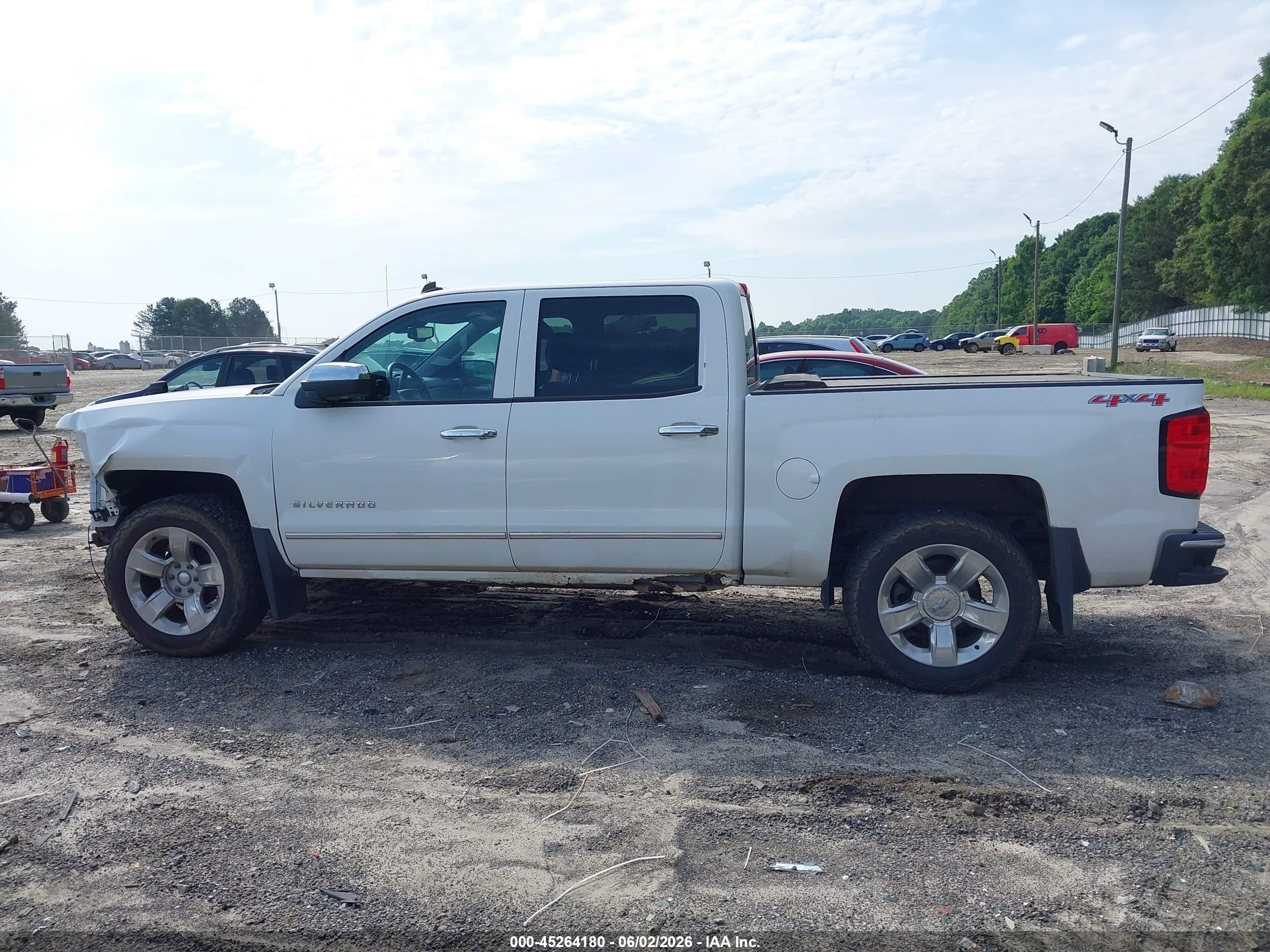 2014 Chevrolet Silverado 1500 1lz White vin: 3GCUKSEC4EG261550