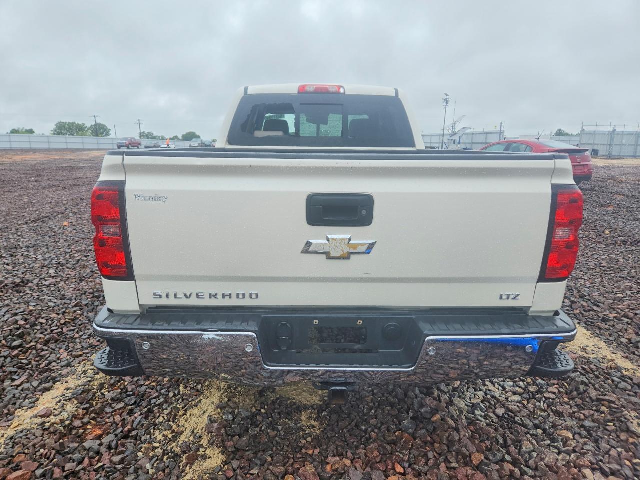 2014 Chevrolet Silverado K1500 Ltz White vin: 3GCUKSEC4EG387973