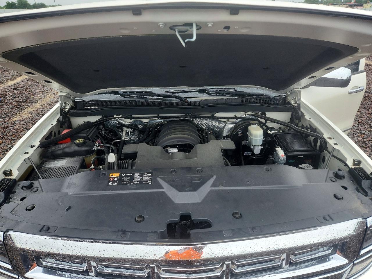 2014 Chevrolet Silverado K1500 Ltz White vin: 3GCUKSEC4EG387973