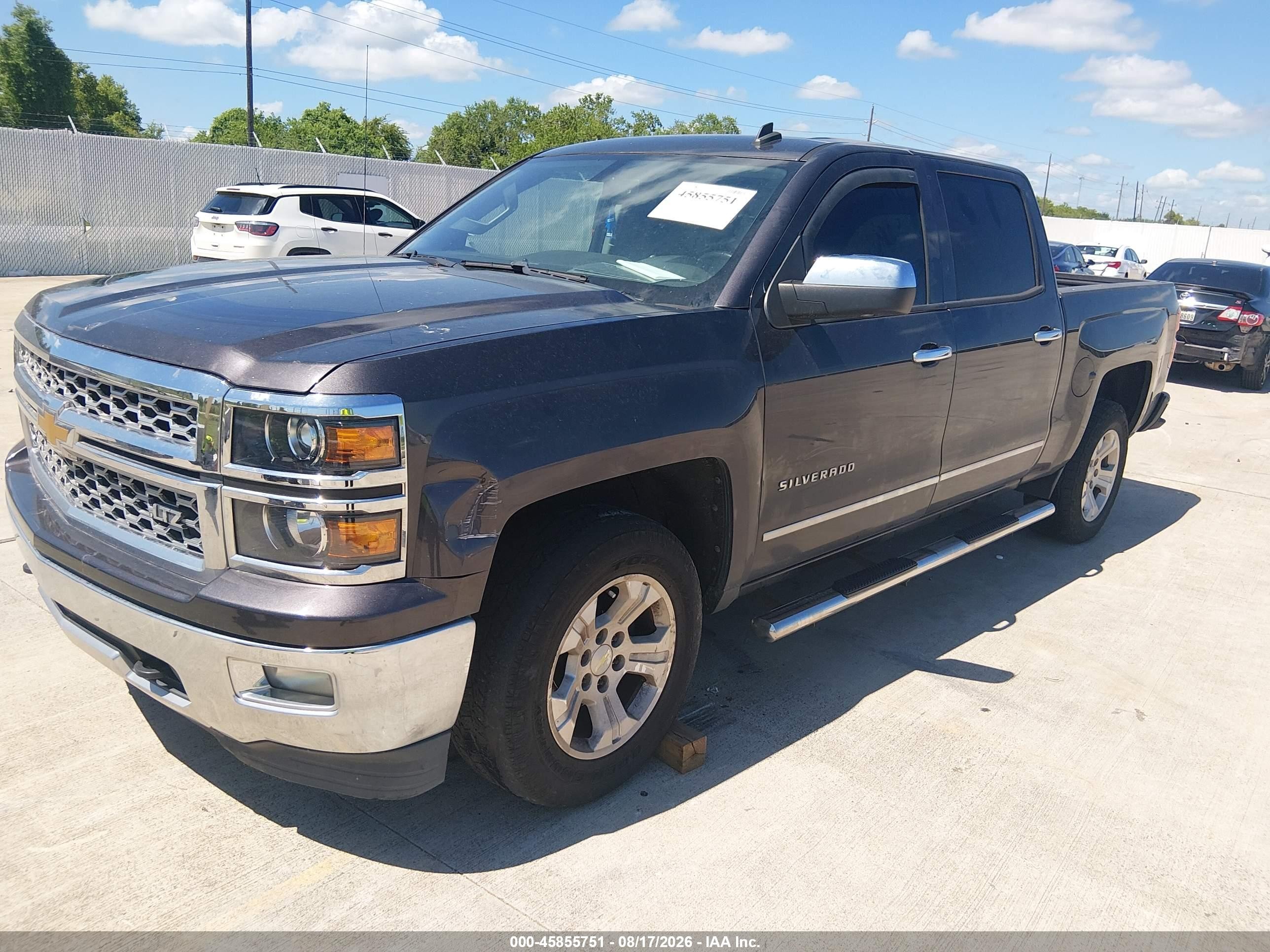2014 Chevrolet Silverado 1500 1lz Gray vin: 3GCUKSEC4EG441384