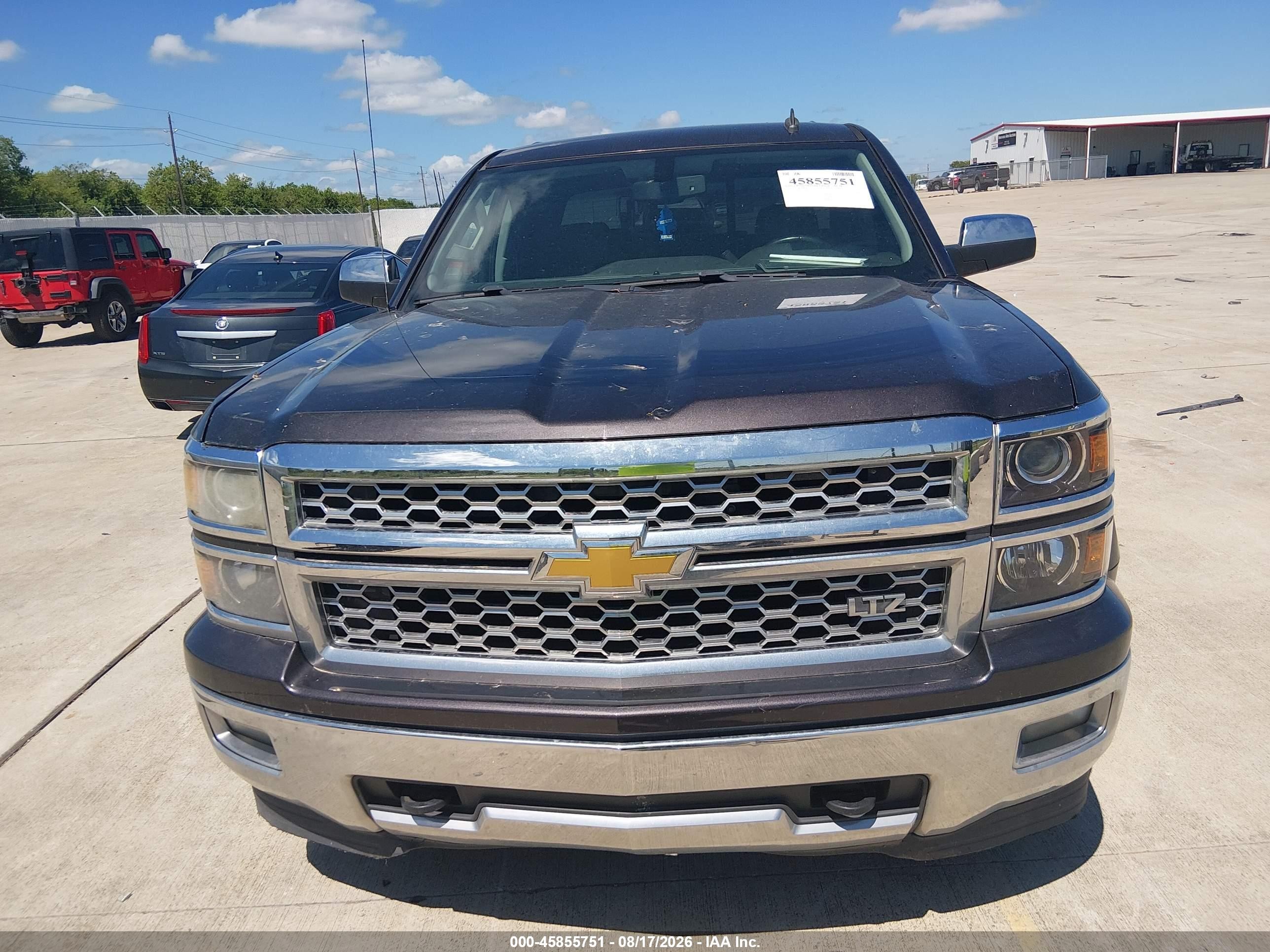 2014 Chevrolet Silverado 1500 1lz Gray vin: 3GCUKSEC4EG441384