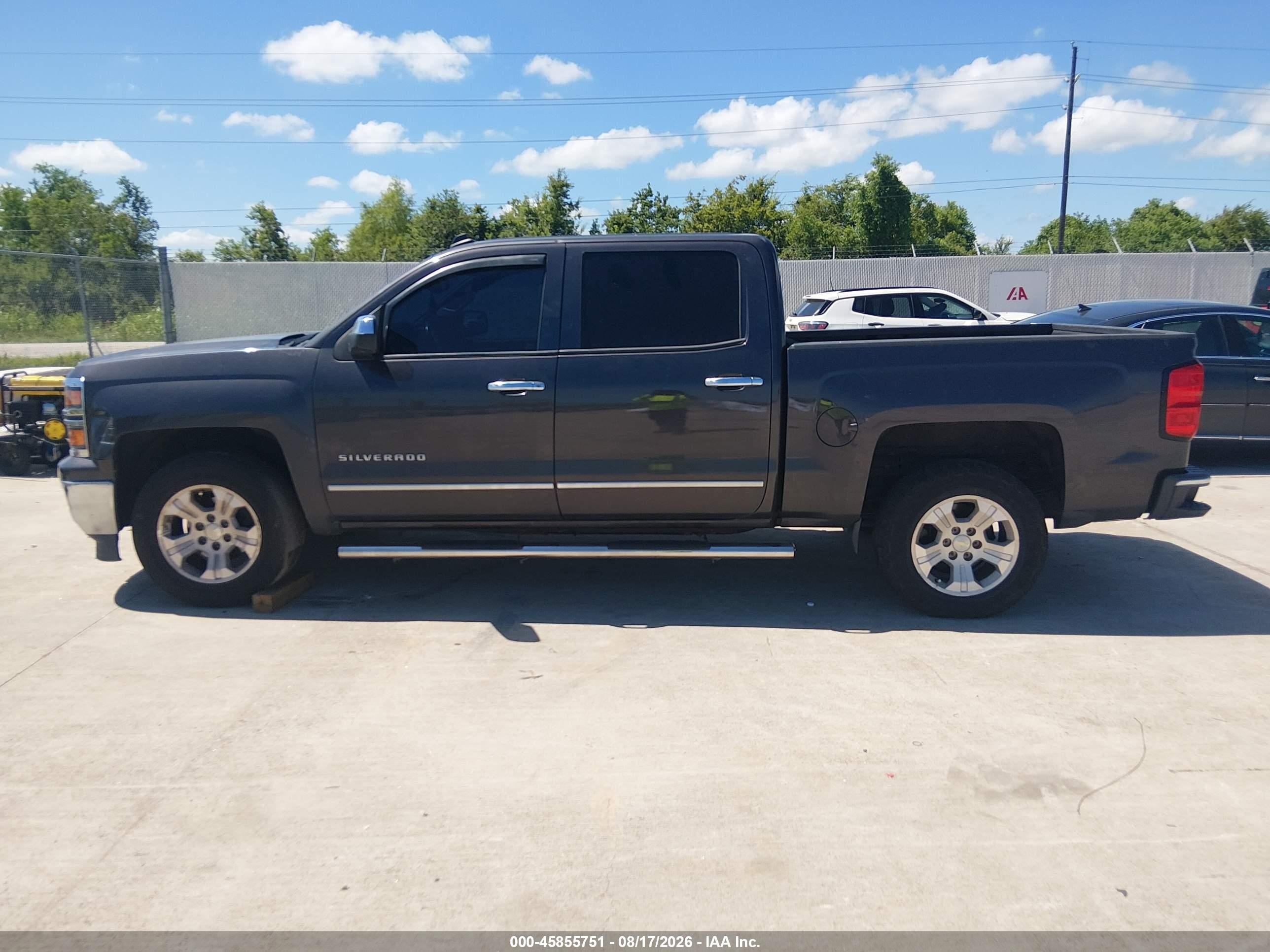 2014 Chevrolet Silverado 1500 1lz Gray vin: 3GCUKSEC4EG441384