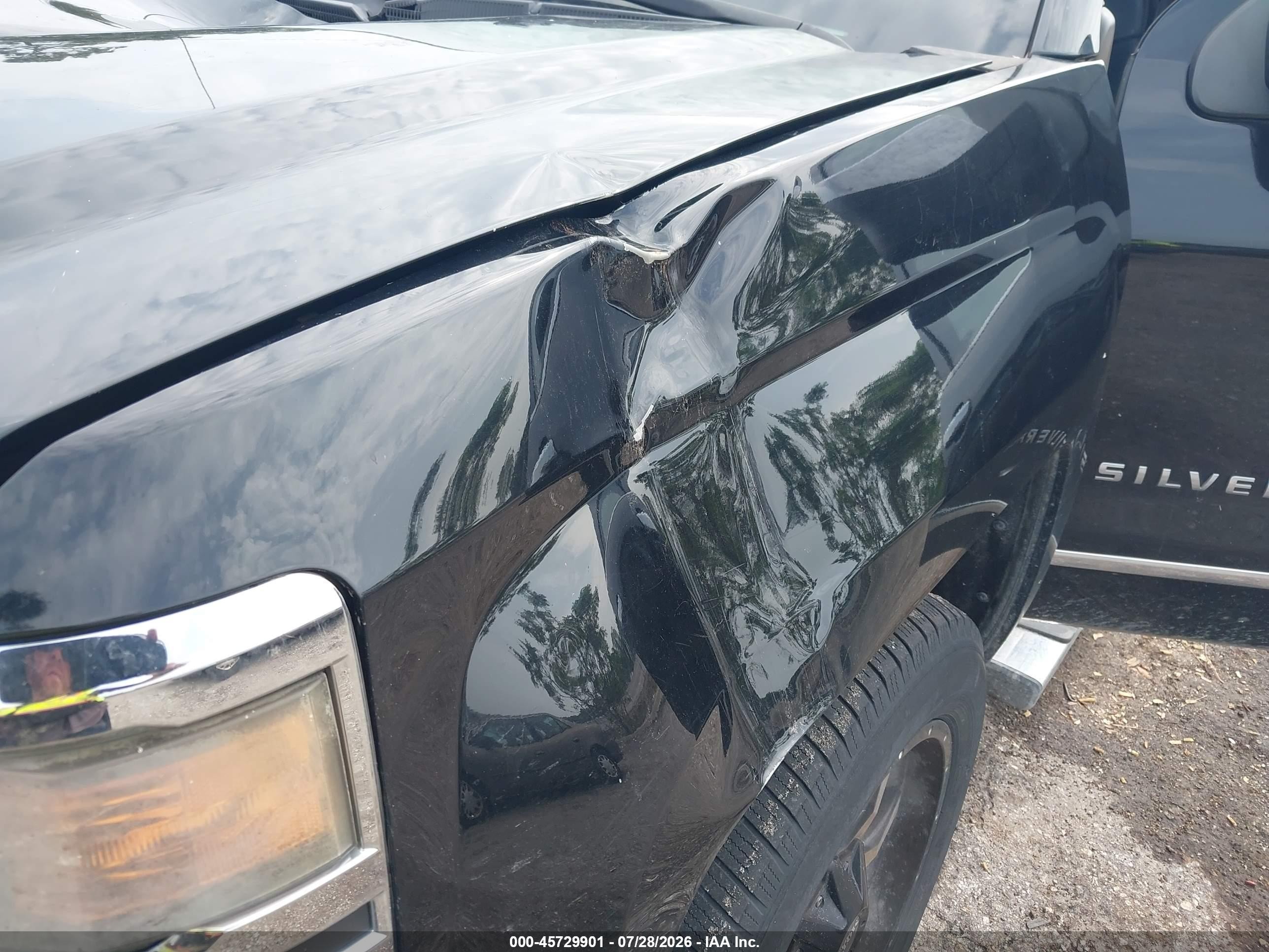 2015 Chevrolet Silverado 1500 Ltz Black vin: 3GCUKSEC4FG132838