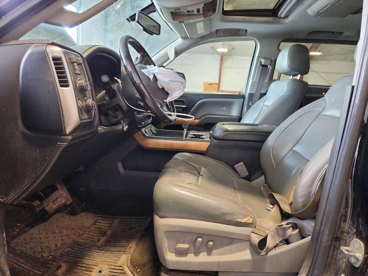 2015 Chevrolet Silverado K1500 Ltz Black vin: 3GCUKSEC4FG212236