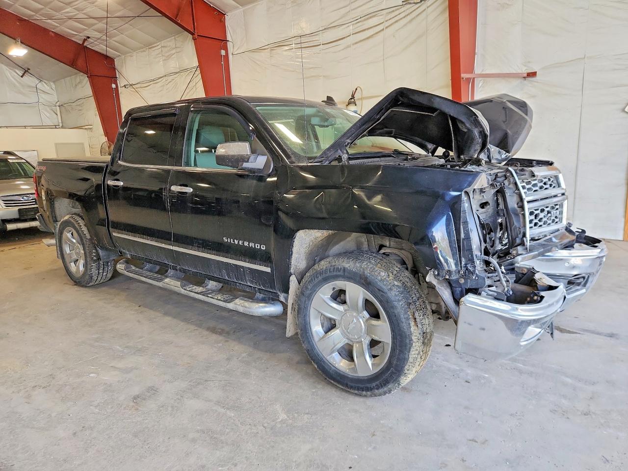 2015 Chevrolet Silverado K1500 Ltz Black vin: 3GCUKSEC4FG212236