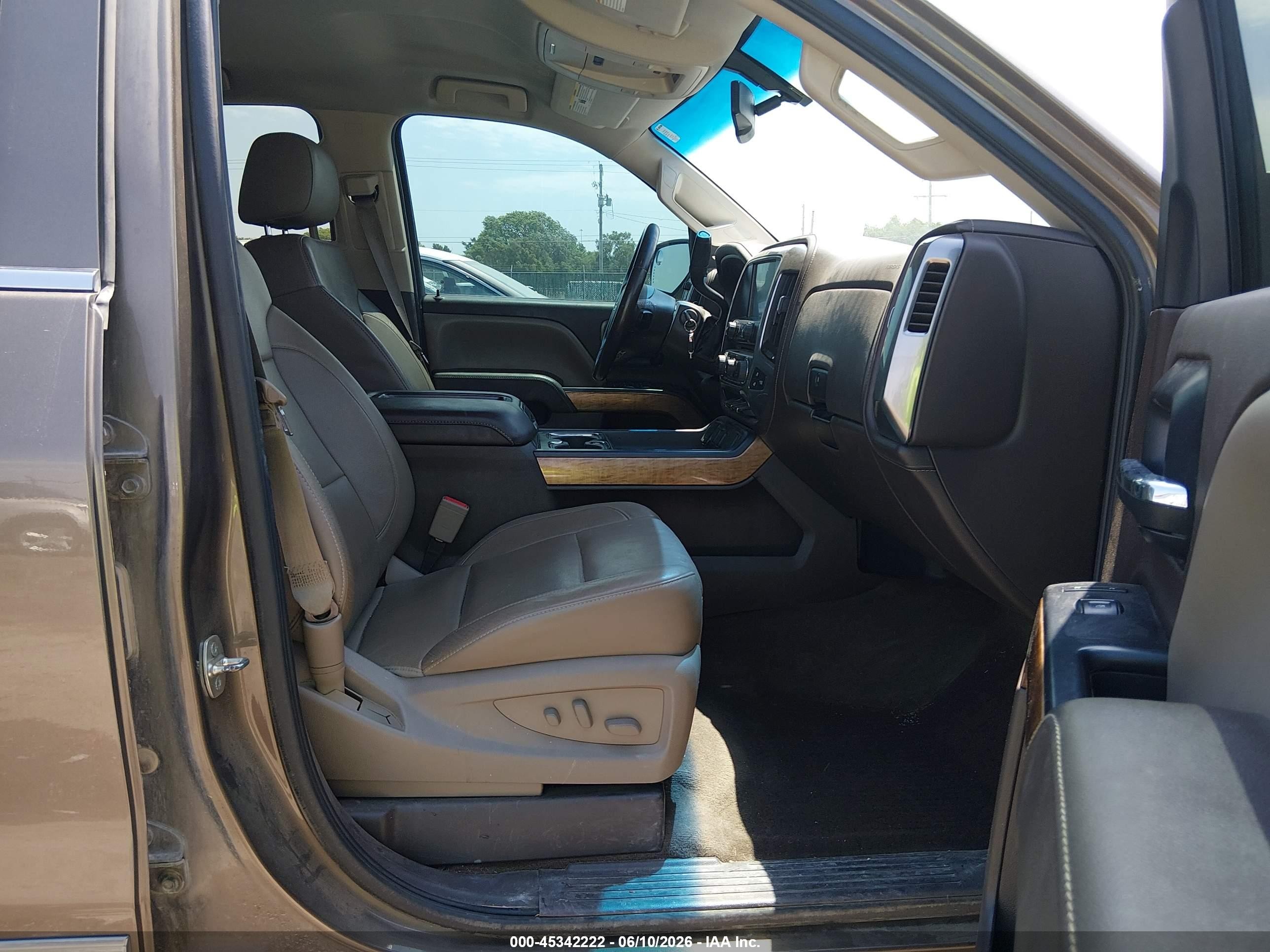 2015 Chevrolet Silverado 1500 Ltz Brown vin: 3GCUKSEC4FG239453