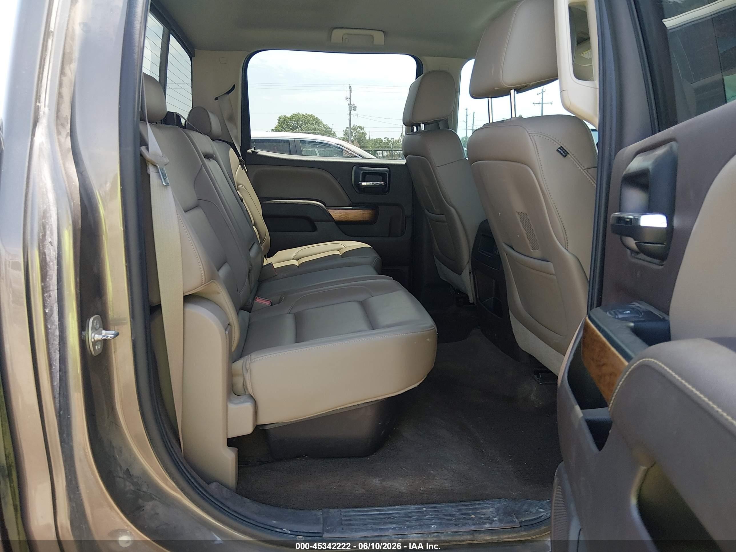 2015 Chevrolet Silverado 1500 Ltz Brown vin: 3GCUKSEC4FG239453