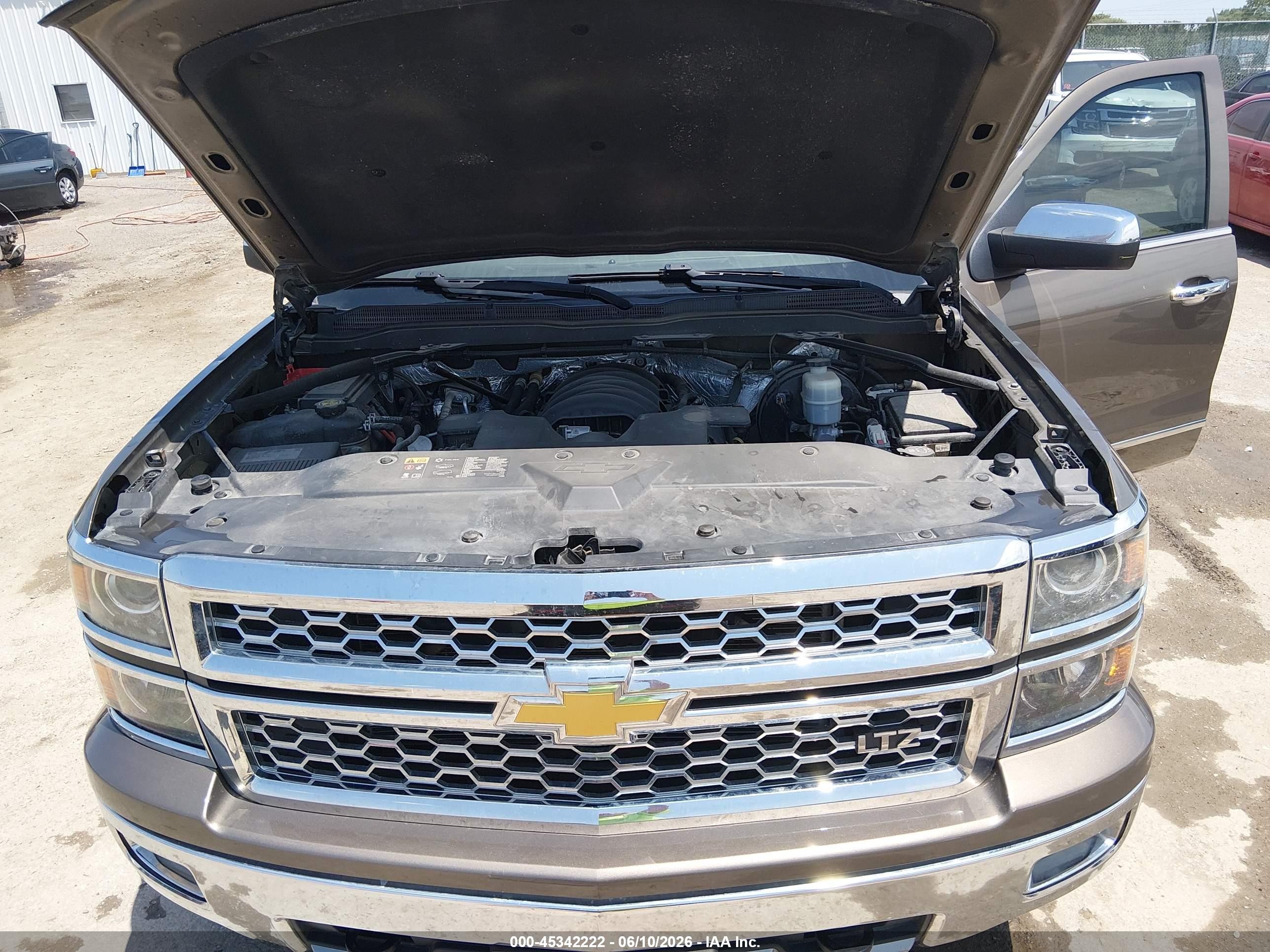 2015 Chevrolet Silverado 1500 Ltz Brown vin: 3GCUKSEC4FG239453
