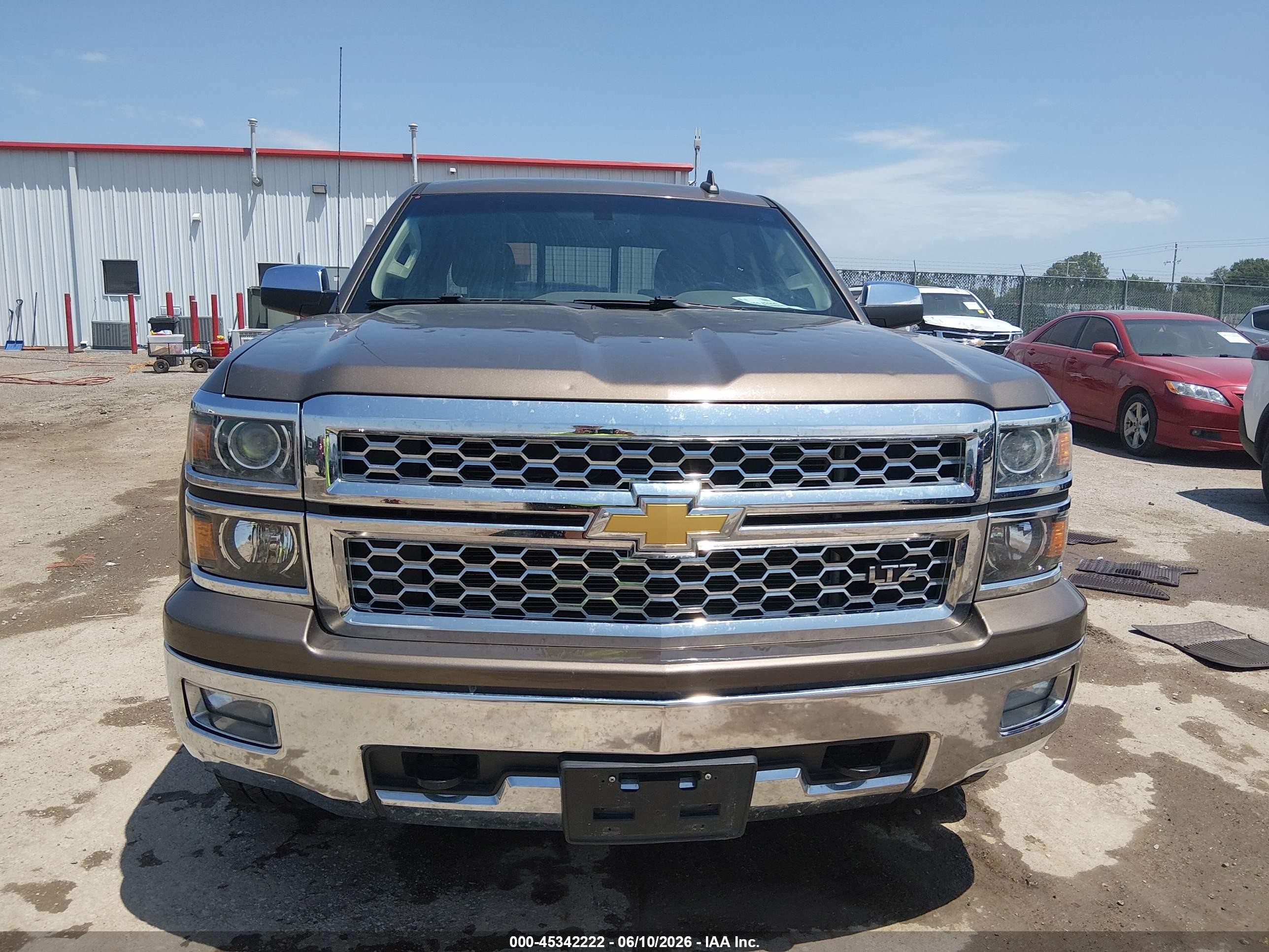 2015 Chevrolet Silverado 1500 Ltz Brown vin: 3GCUKSEC4FG239453