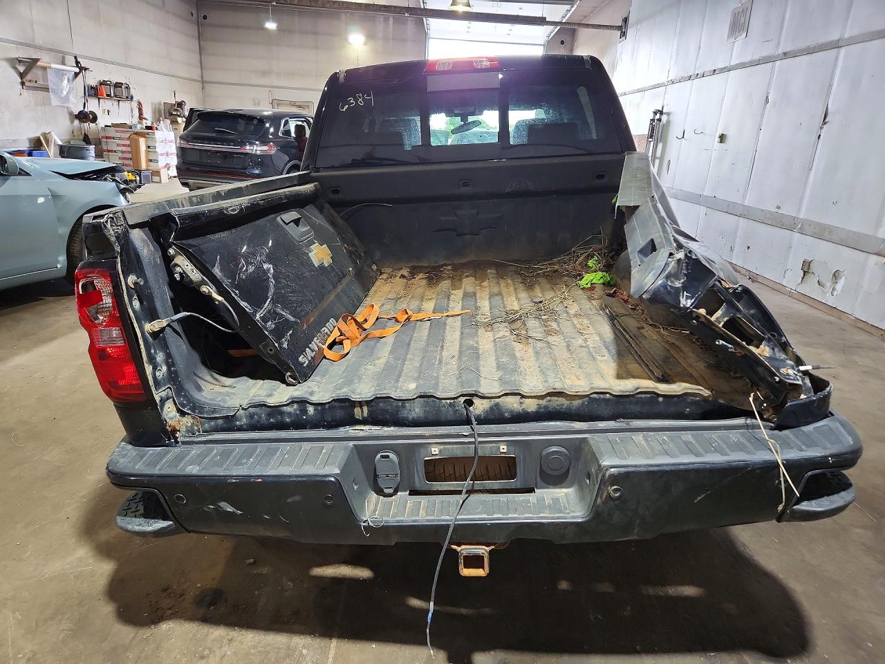 2015 Chevrolet Silverado K1500 Ltz Black vin: 3GCUKSEC4FG286384