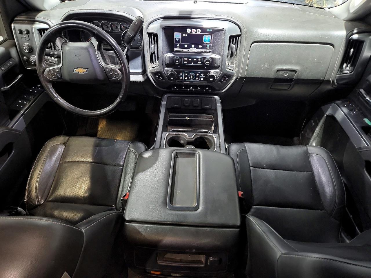 2015 Chevrolet Silverado K1500 Ltz Black vin: 3GCUKSEC4FG286384