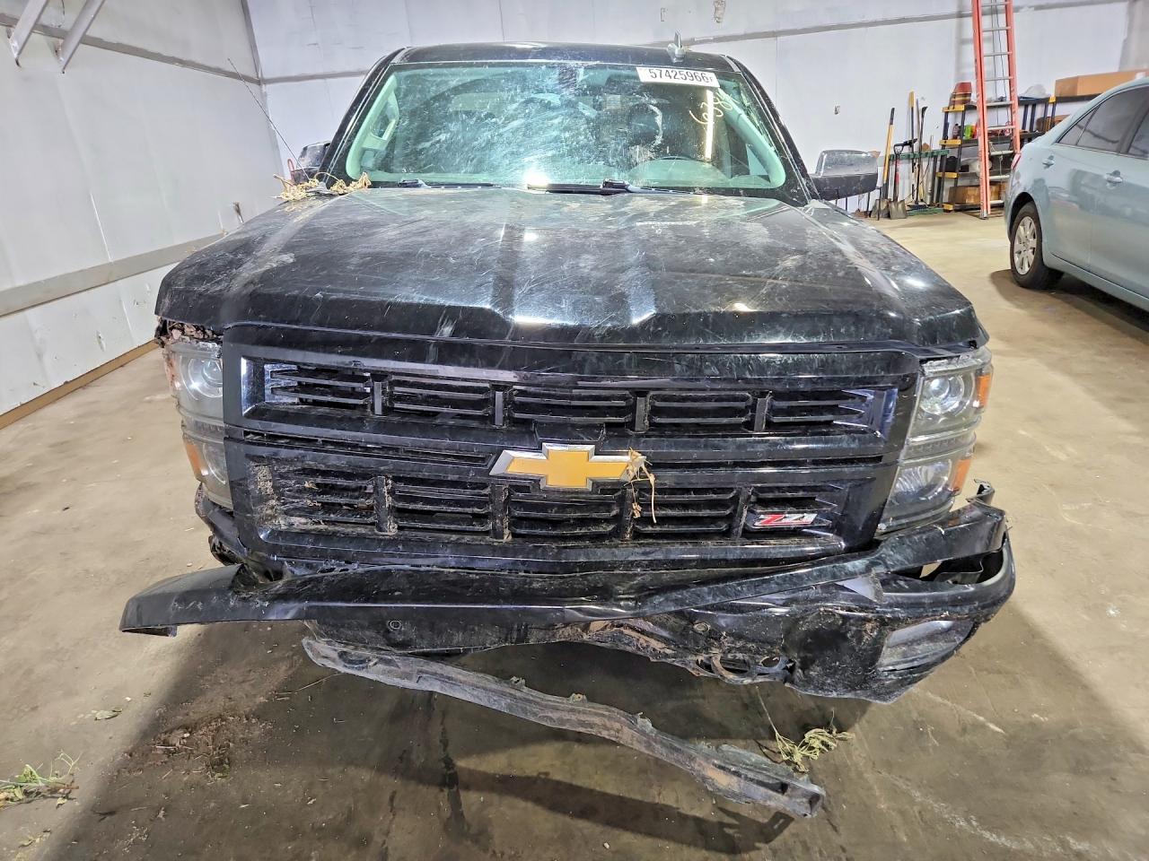 2015 Chevrolet Silverado K1500 Ltz Black vin: 3GCUKSEC4FG286384