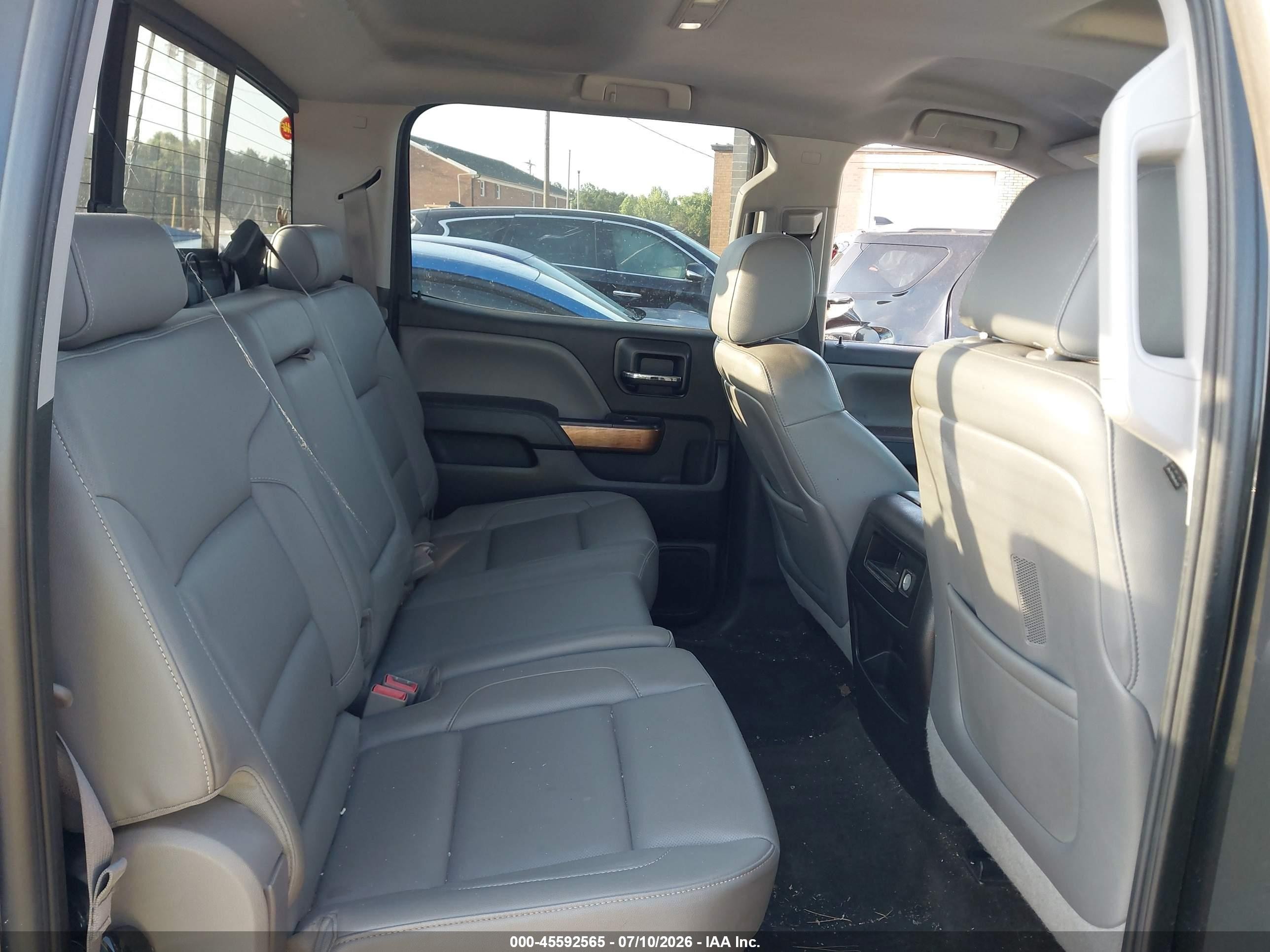 2015 Chevrolet Silverado 1500 Ltz Black vin: 3GCUKSEC4FG309288