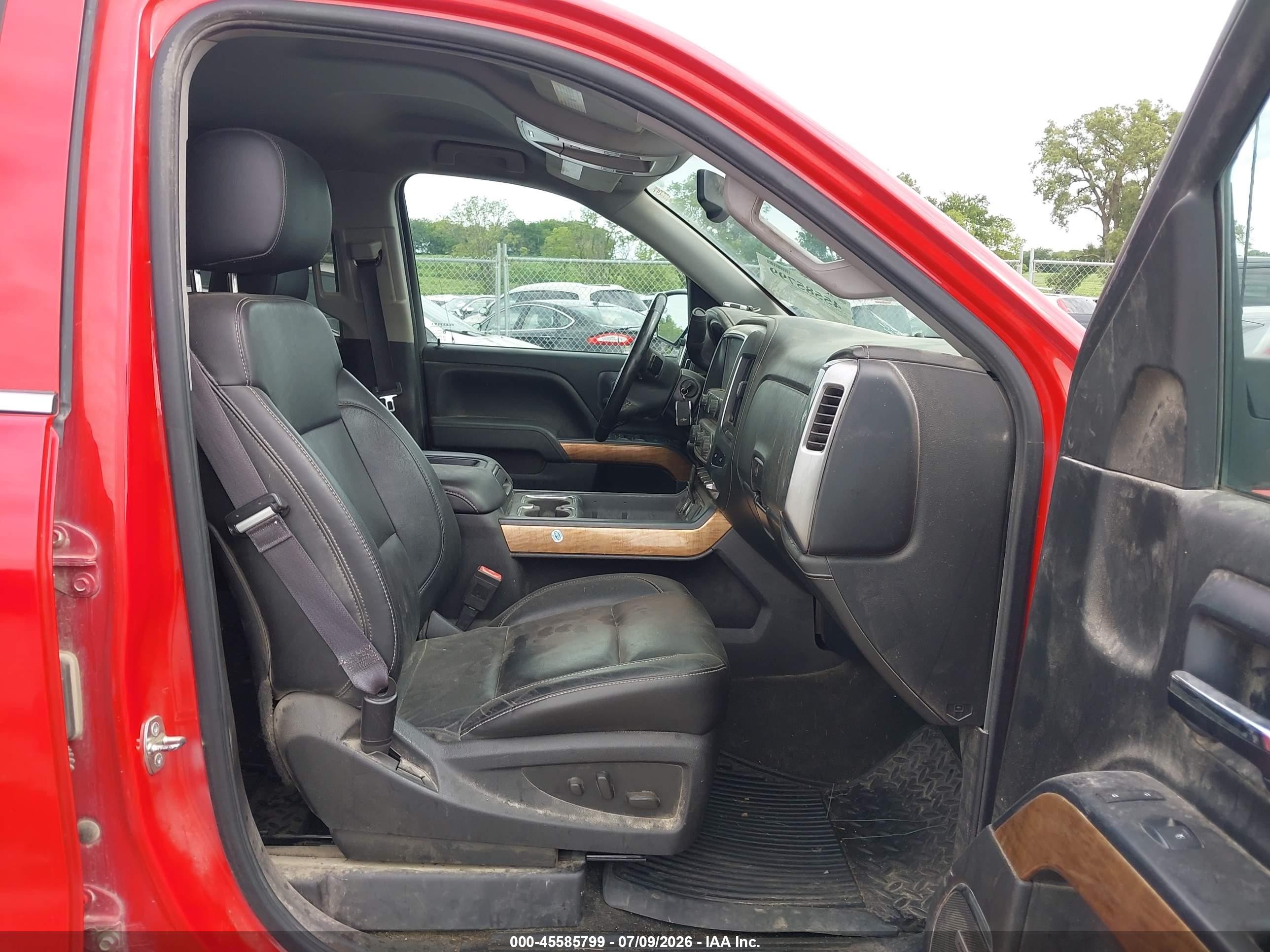 2015 Chevrolet Silverado 1500 1lz Red vin: 3GCUKSEC4FG378210