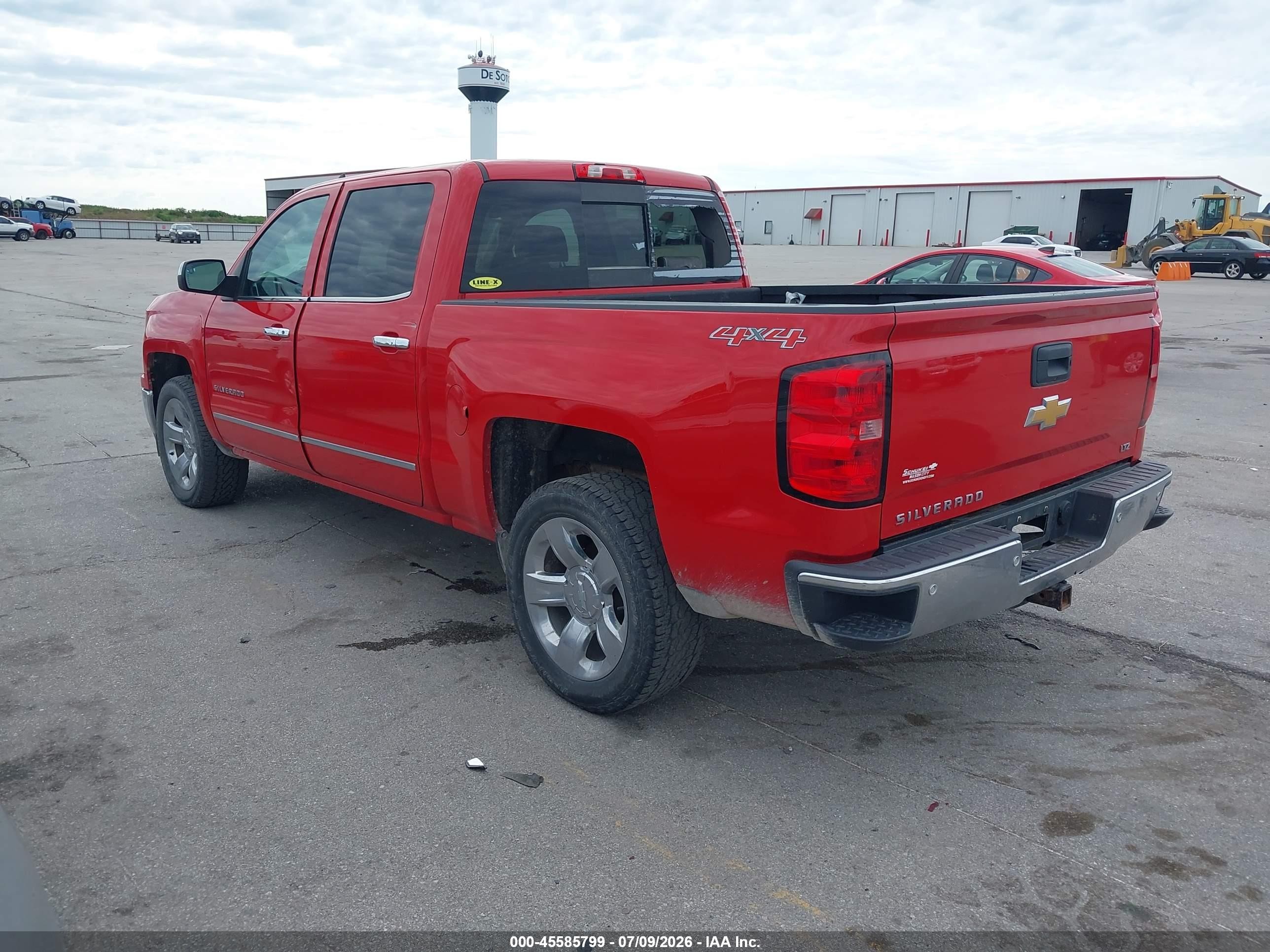 2015 Chevrolet Silverado 1500 1lz Red vin: 3GCUKSEC4FG378210