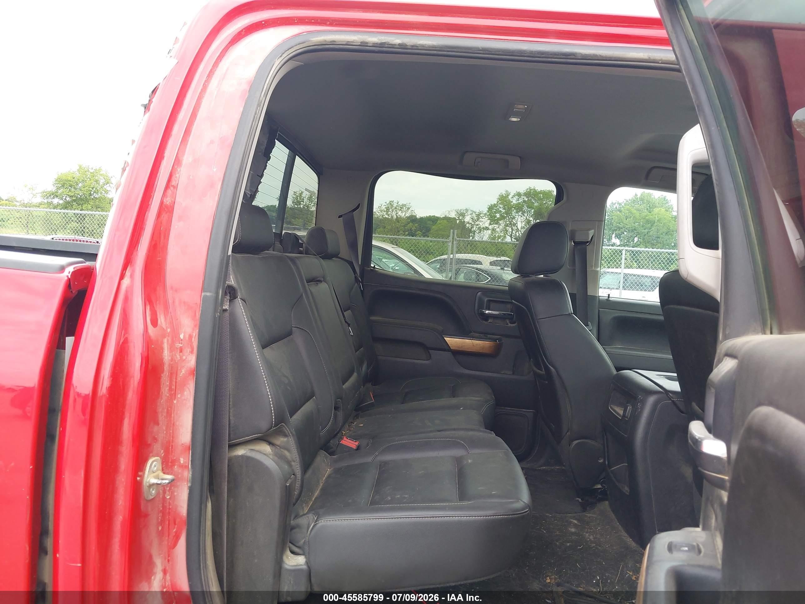2015 Chevrolet Silverado 1500 1lz Red vin: 3GCUKSEC4FG378210