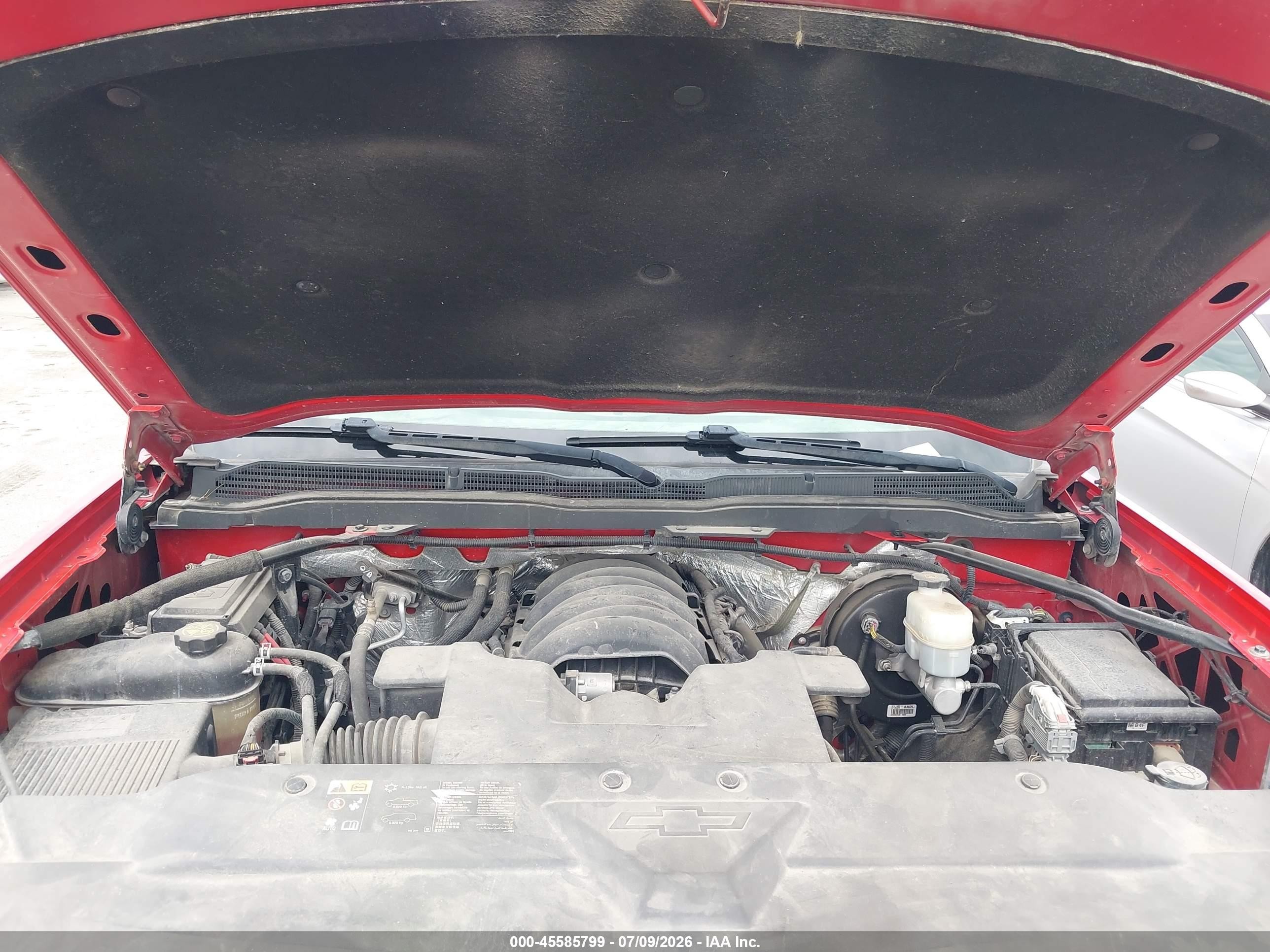 2015 Chevrolet Silverado 1500 1lz Red vin: 3GCUKSEC4FG378210