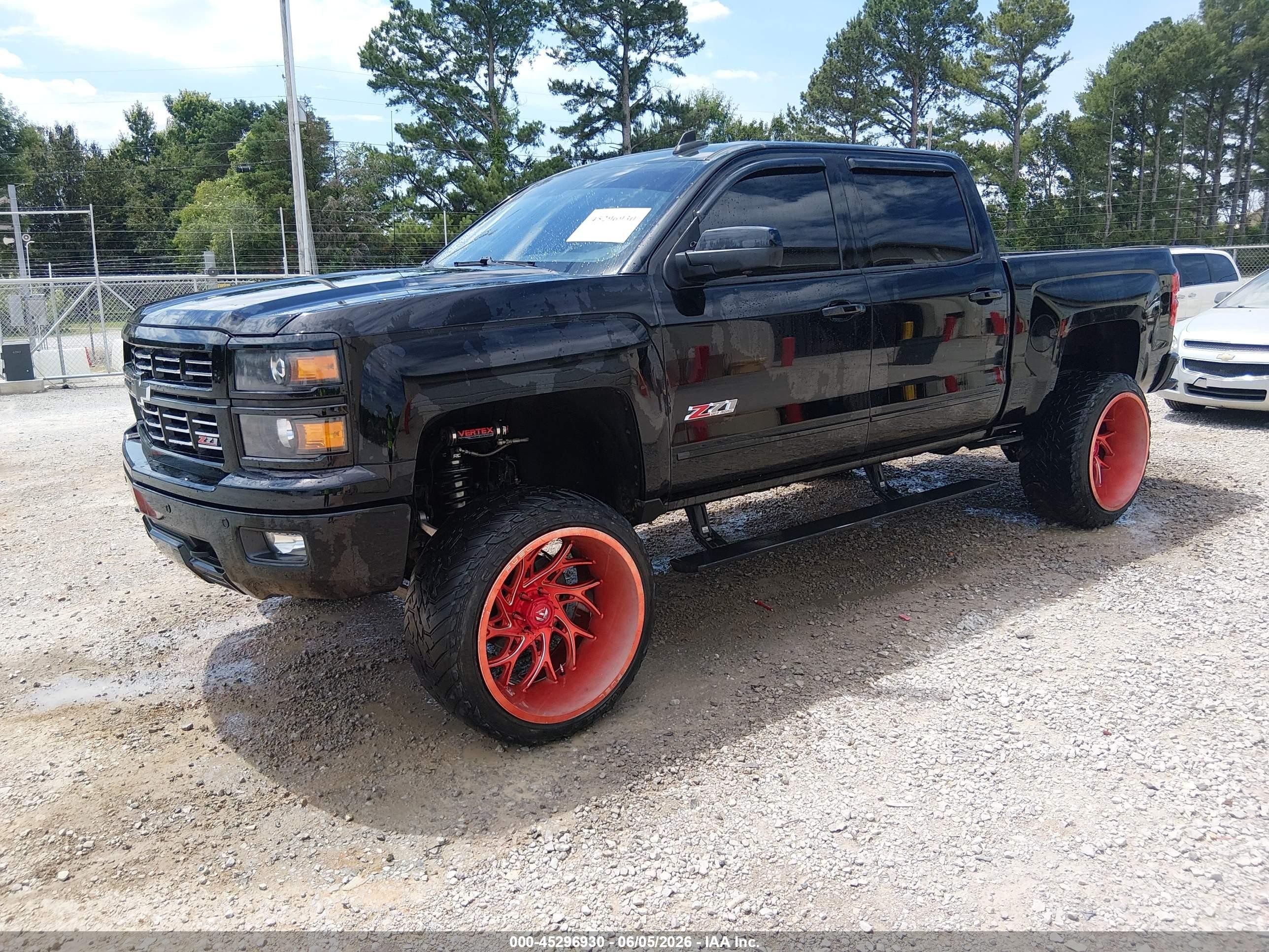 2015 Chevrolet Silverado 1500 2lz Черный vin: 3GCUKSEC4FG445615