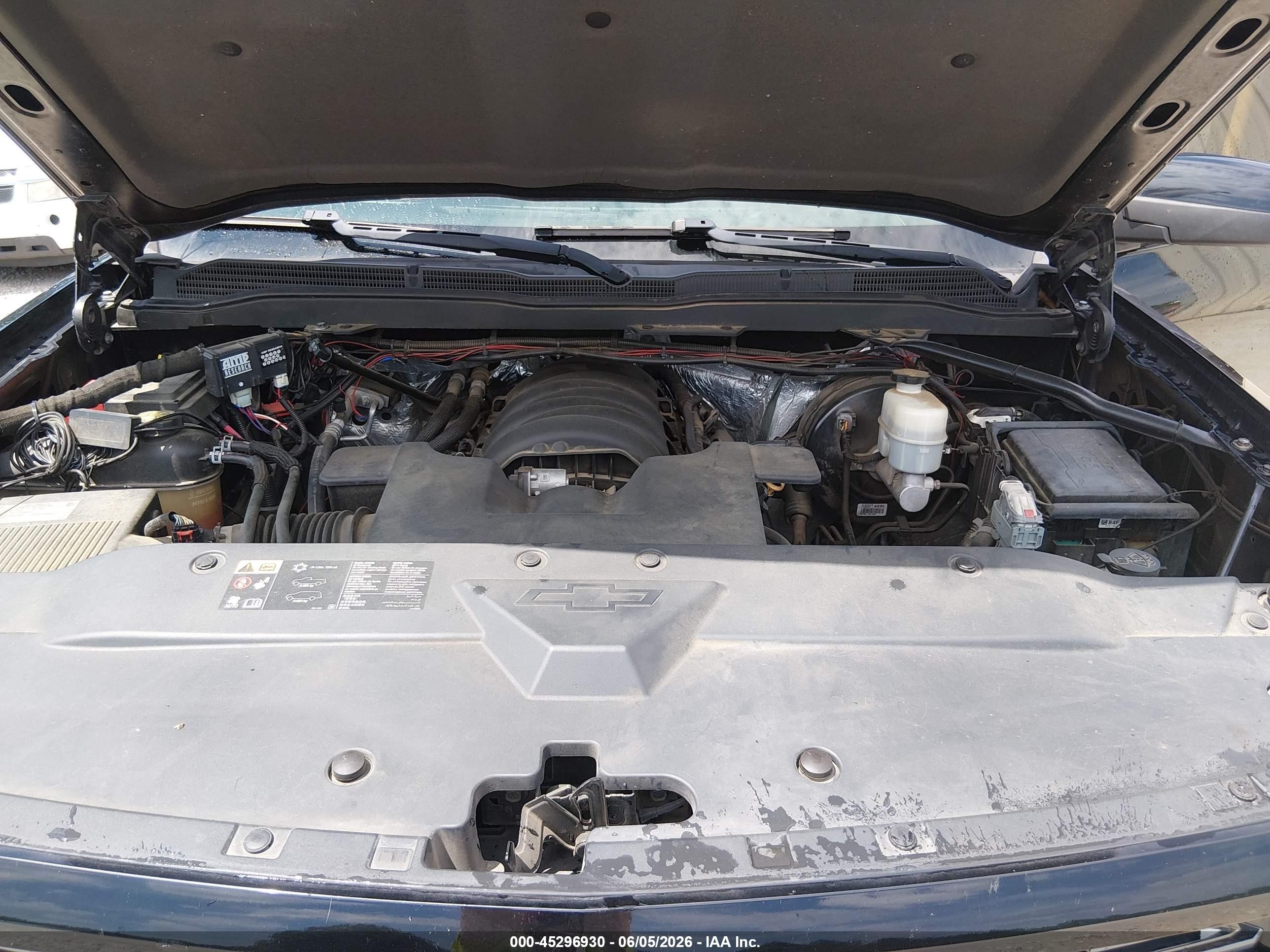 2015 Chevrolet Silverado 1500 2lz Черный vin: 3GCUKSEC4FG445615
